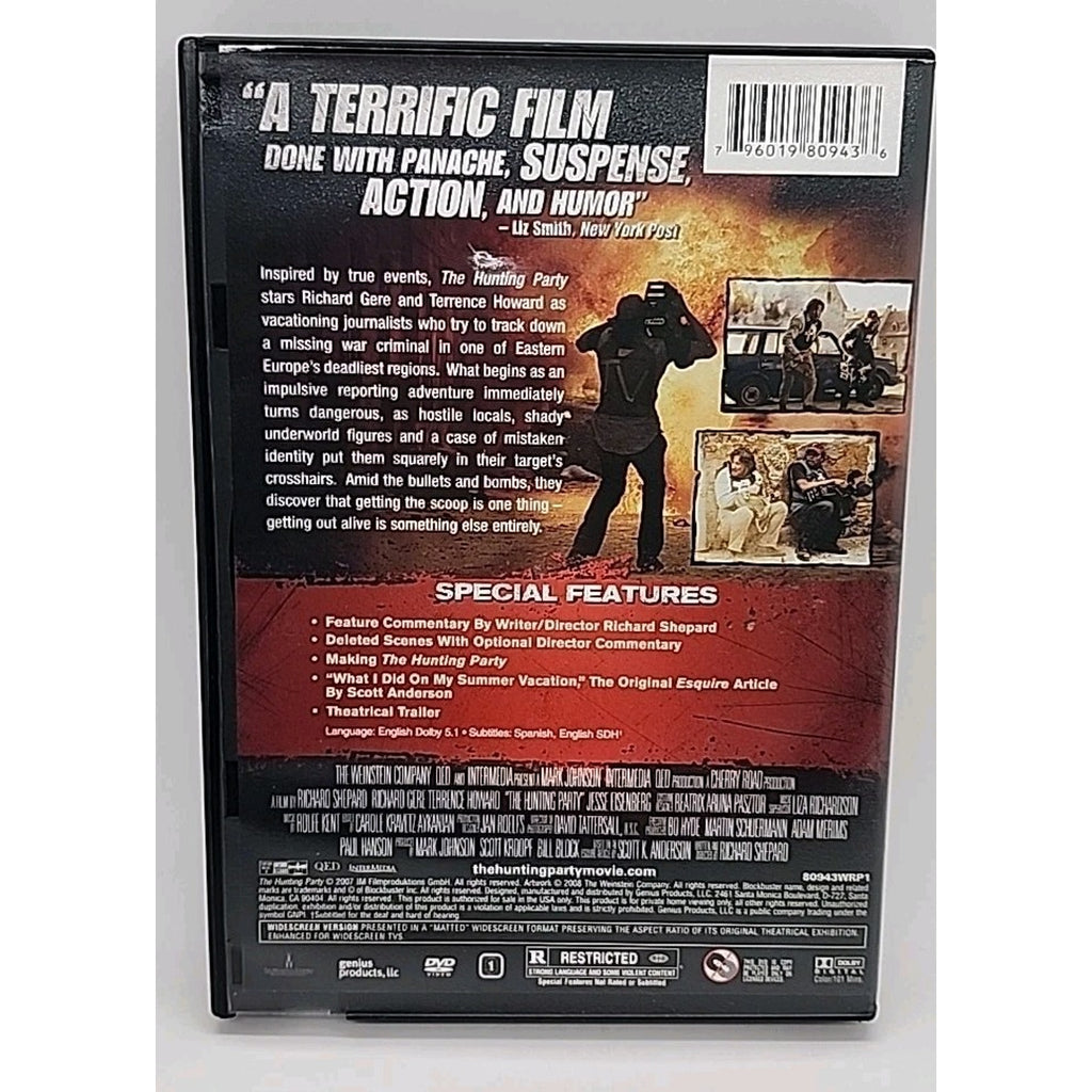 The Hunting Party (DVD, 2007) Blockbuster Exclusive