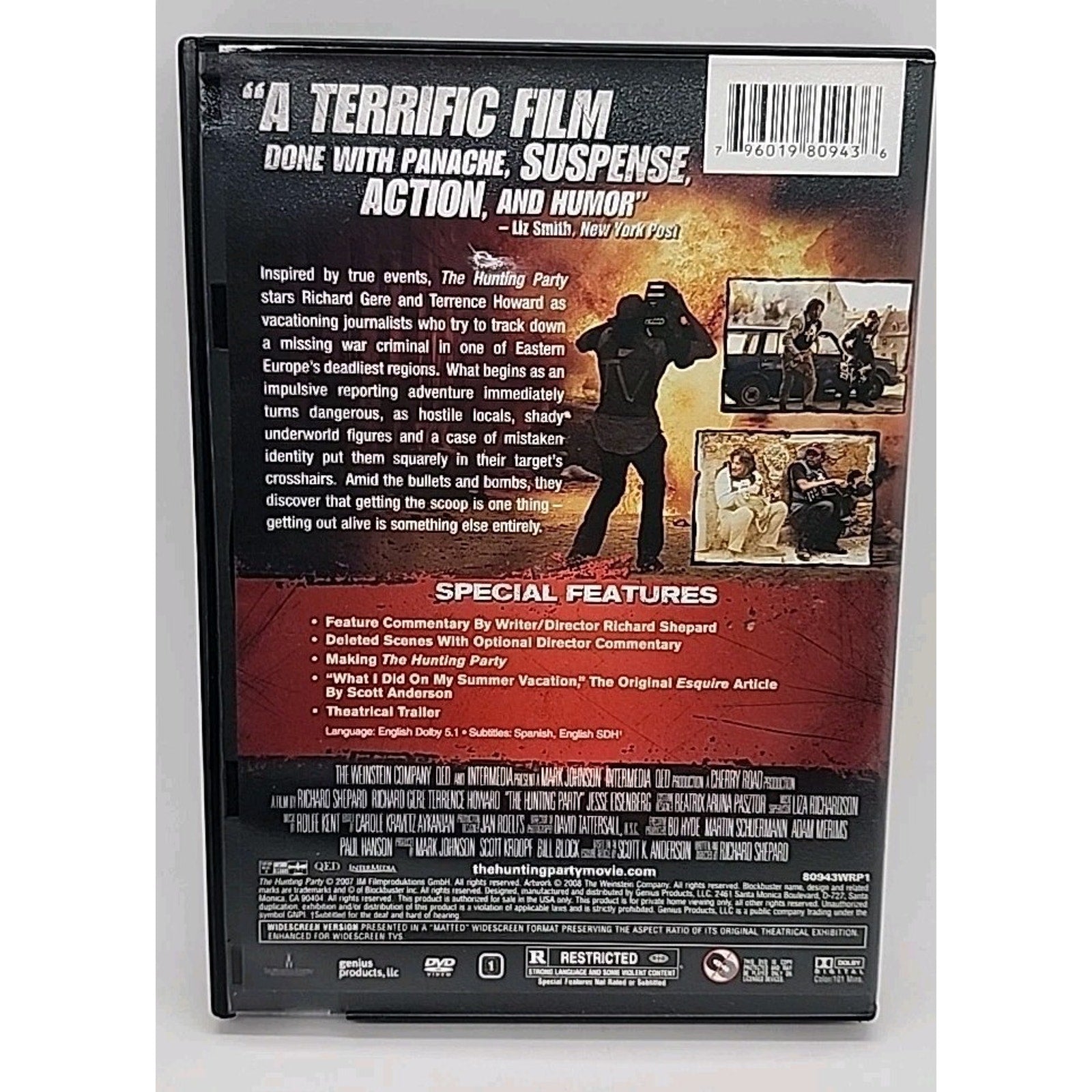 The Hunting Party (DVD, 2007) Blockbuster Exclusive