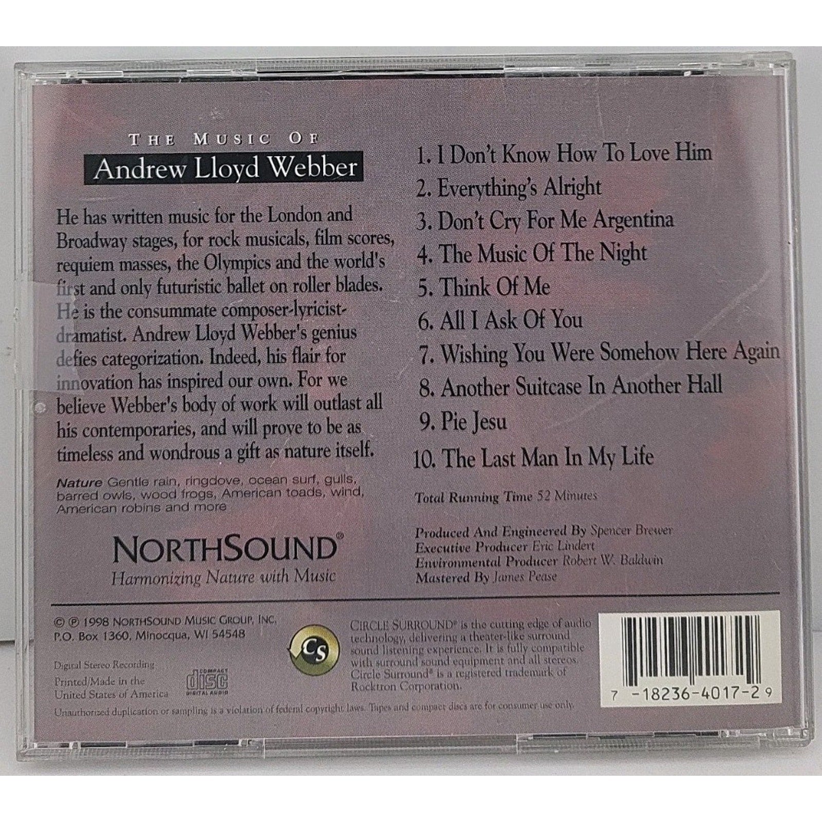 The Music of Andrew Lloyd Webber Solo Piano by David Lisle CD