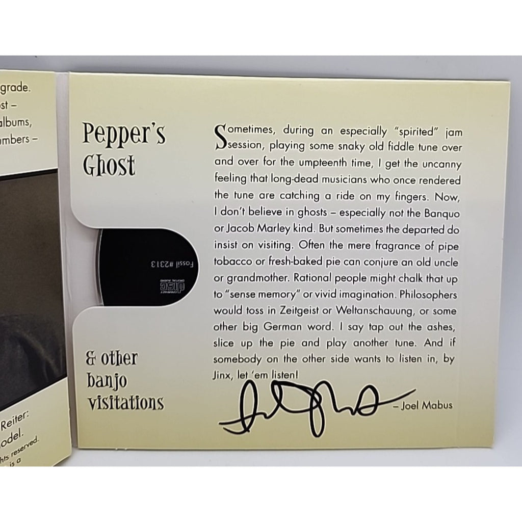 Pepper's Ghost & Other Banjo Visitations [Digipak] by Joel Mabus (CD, 2013)