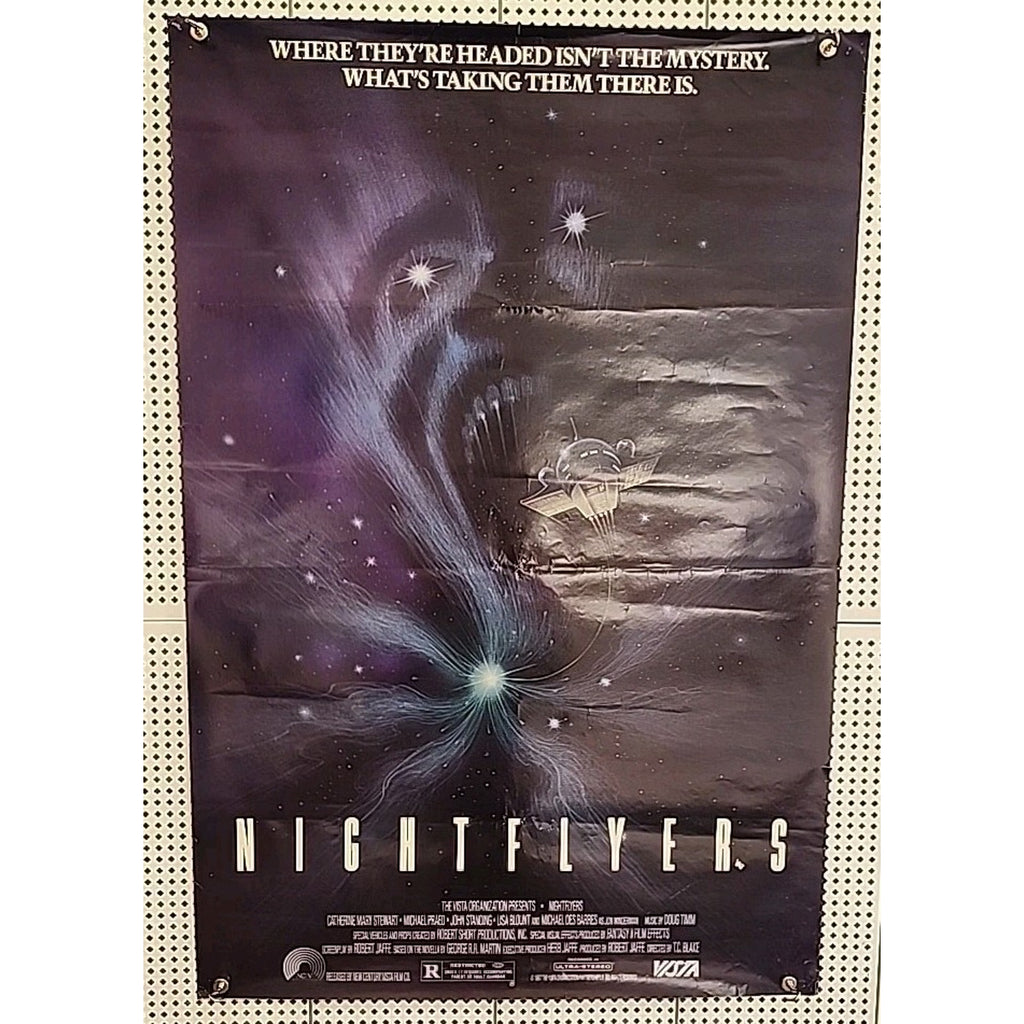 Nightflyers Movie Poster Original 27x40 Rolled One Sheet 1987 Horror Film