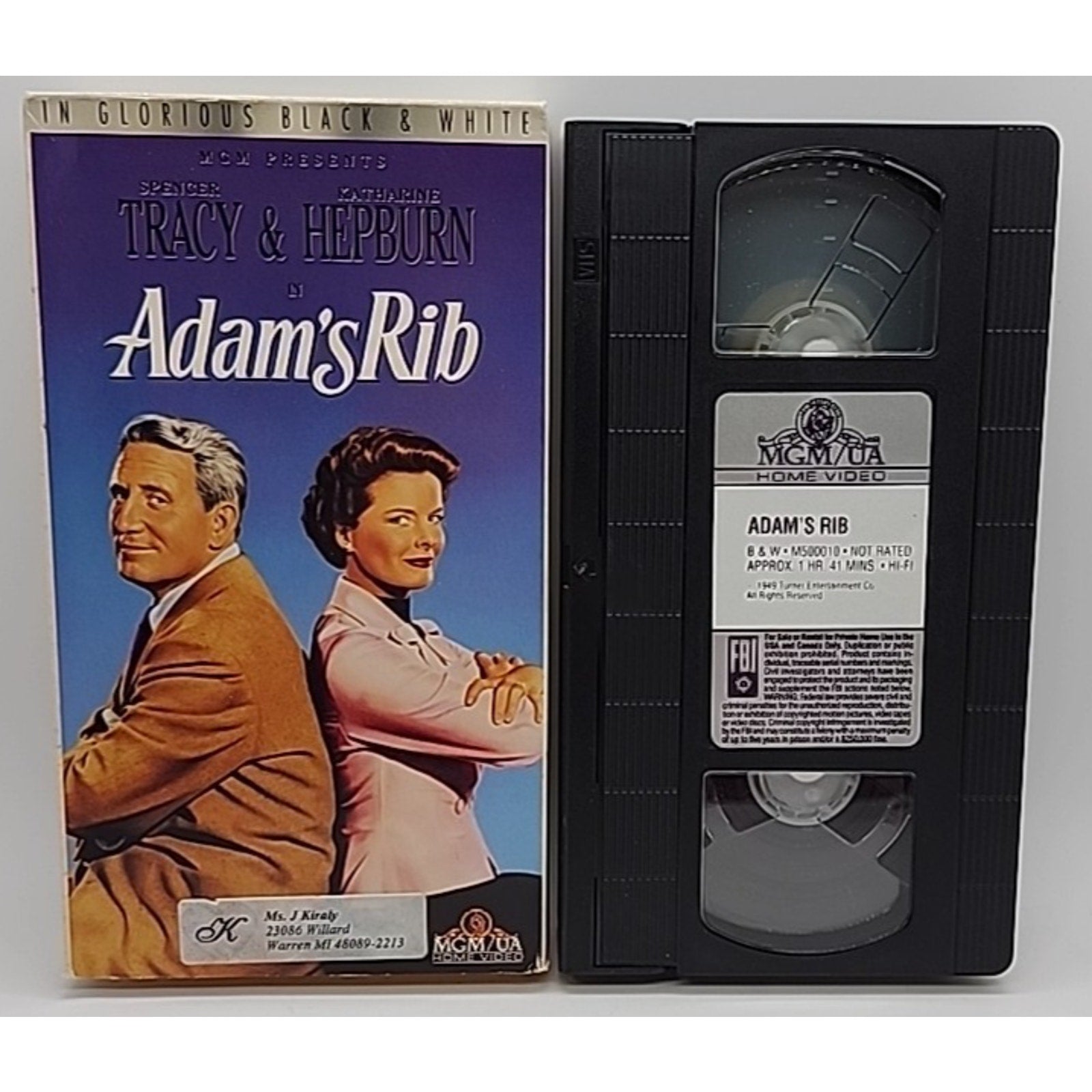 Adams Rib (VHS, 1991)