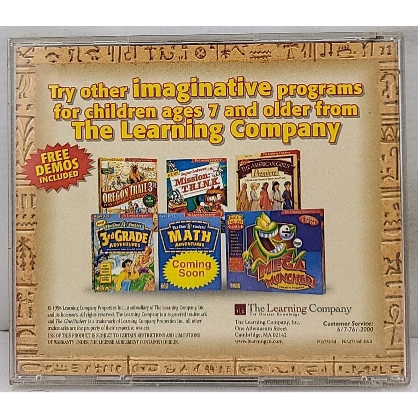 ClueFinders 4th Grade Adventures CD Rom (1999, The Learning Company) Windows/Mac
