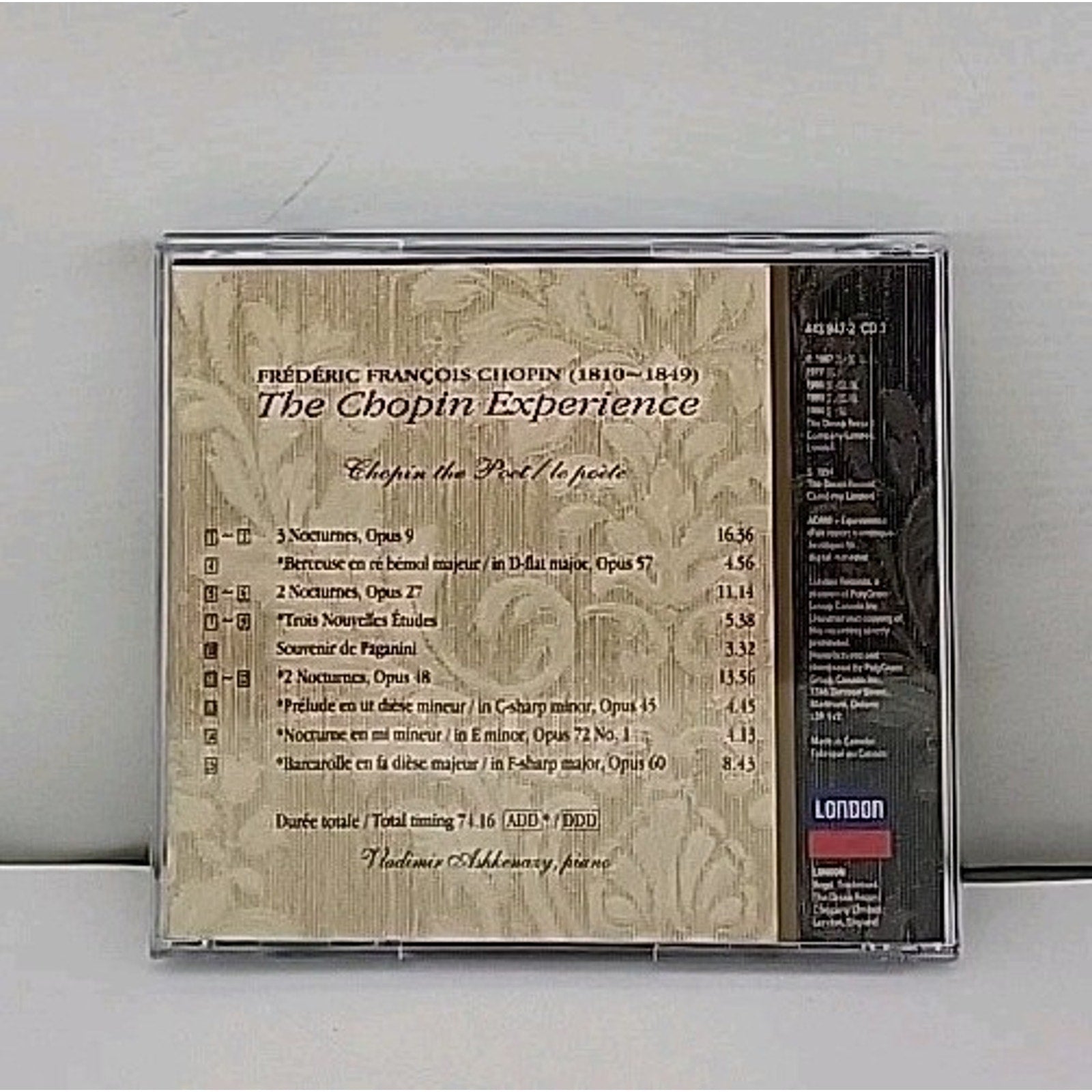 Experience by Vladimir Ashkenazy Vol III (CD)