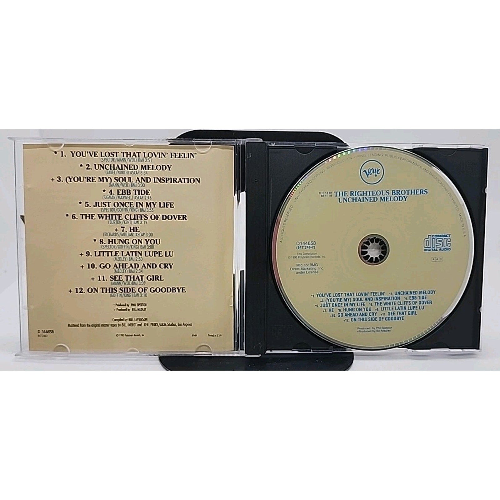 Very Best of / Unchained Melody by Righteous Brothers (CD, 1990)