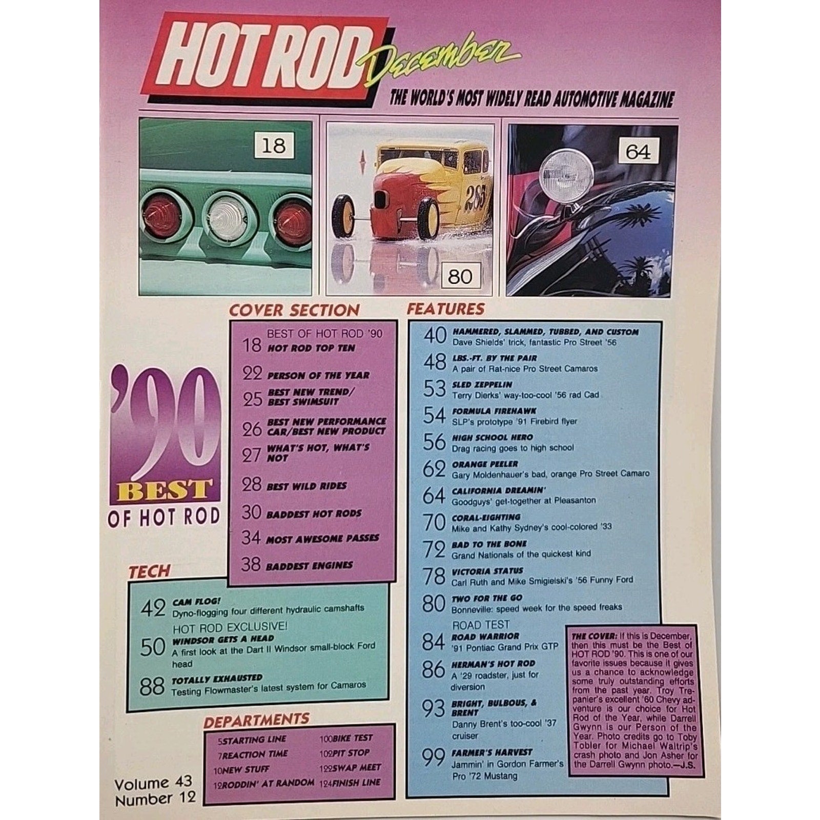 Hot Rod Magazine December 1990