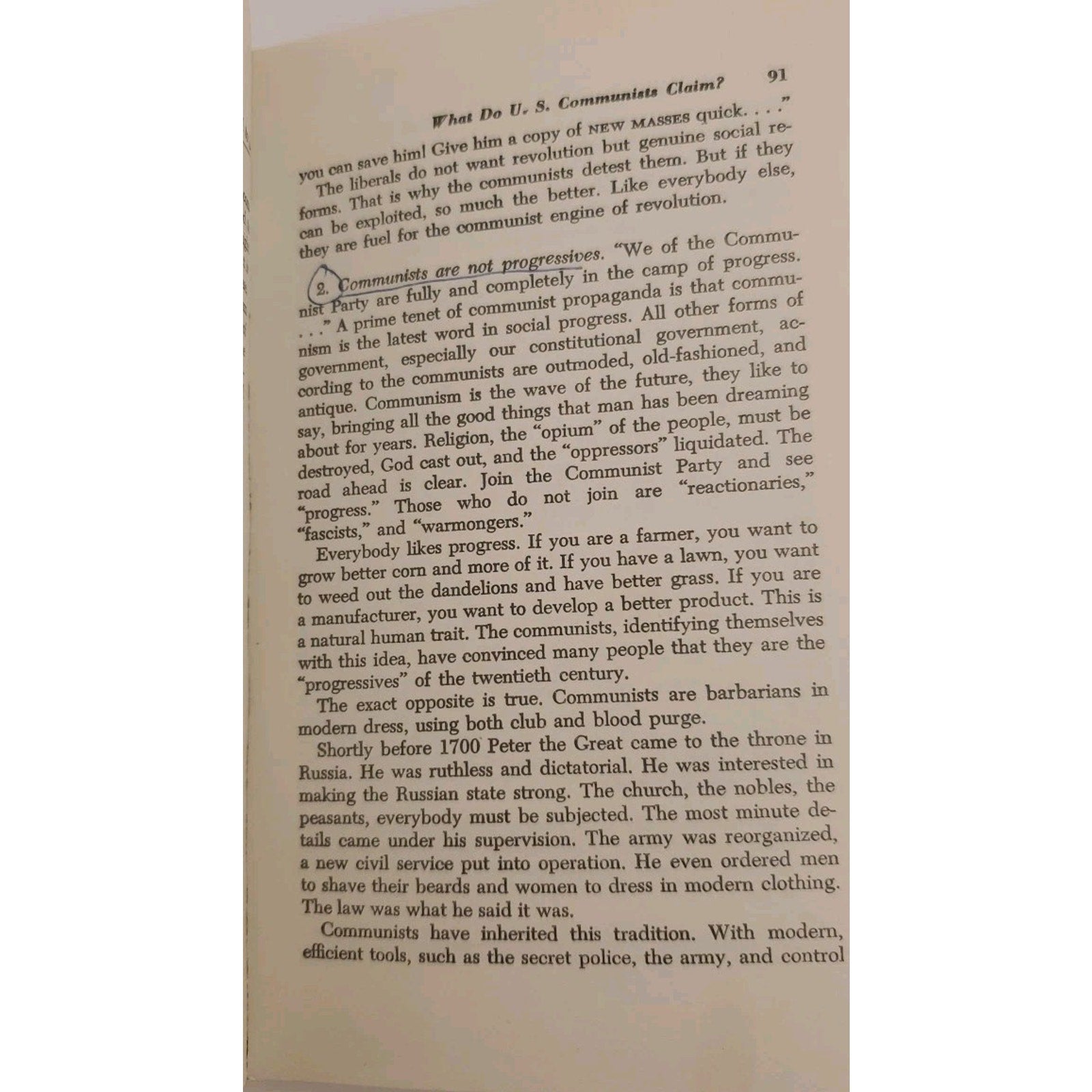 J. Edgar Hoover Masters of Deceit 1962 Edition Paperback