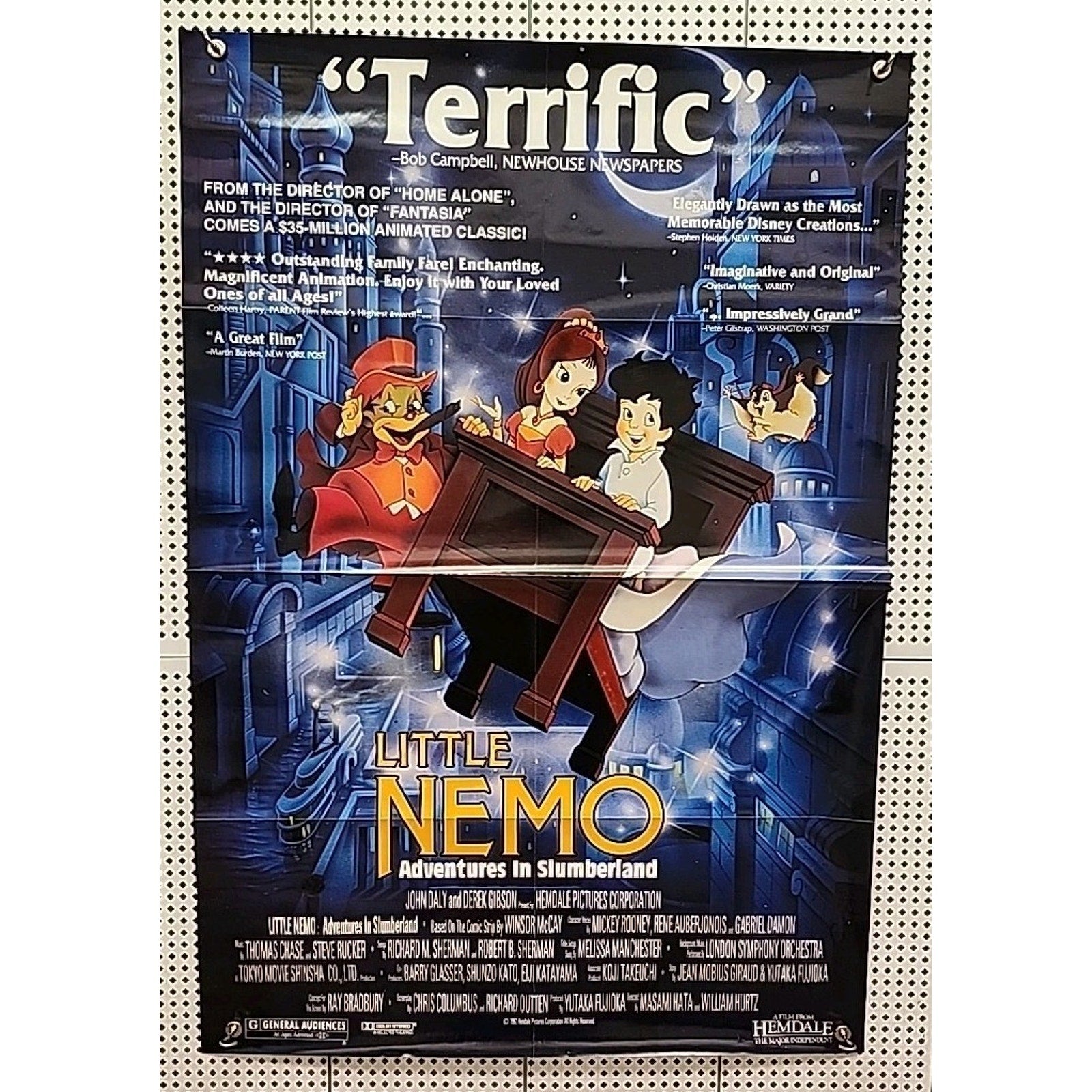 Little Nemo Movie Poster Original 27x40