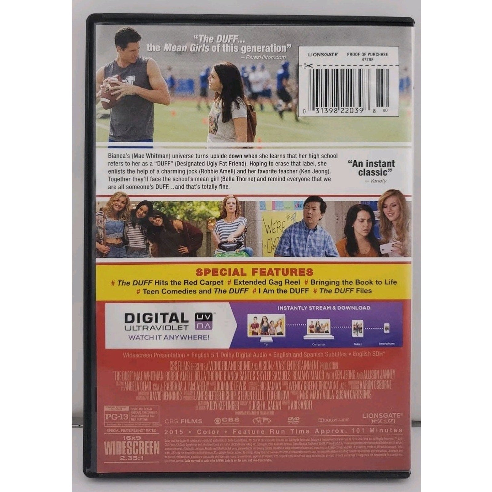 The Duff (DVD, 2015)