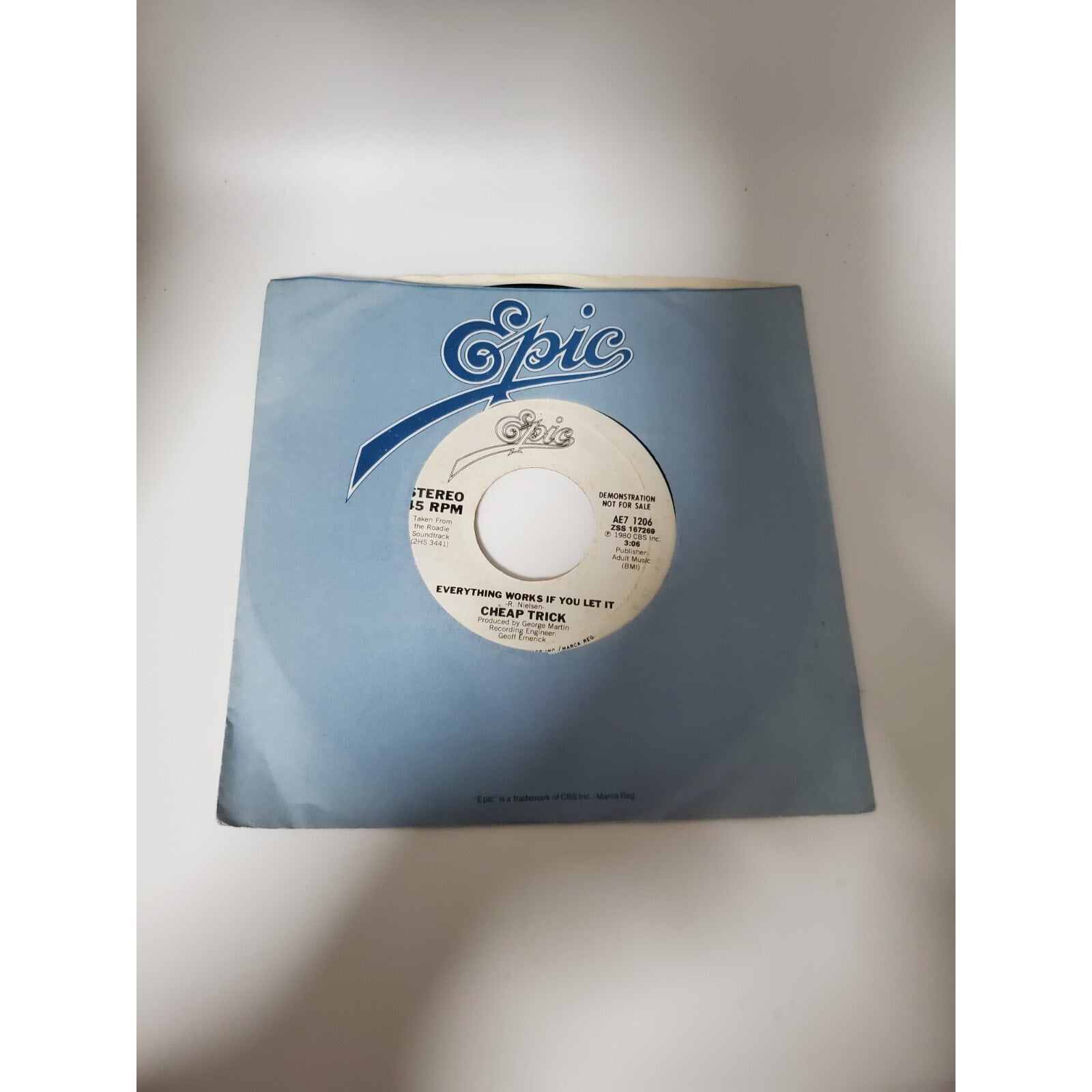 Cheap Trick - Everything Works If You Let It - 45RPM Record - Singles