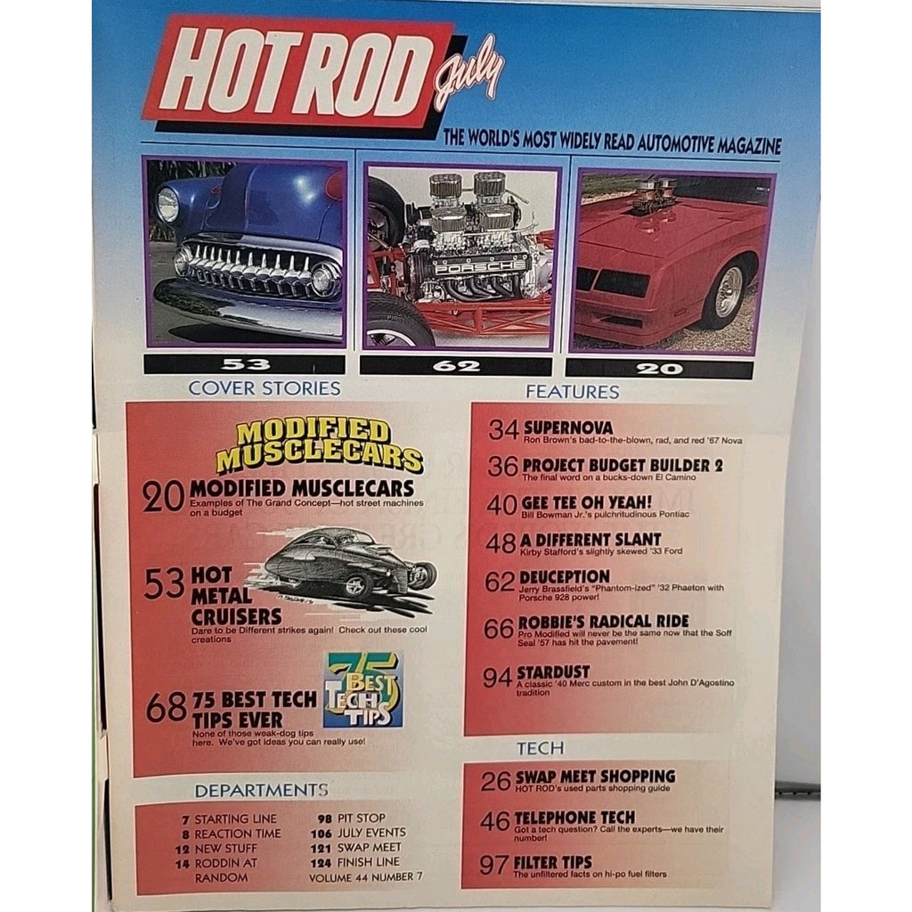 Hot Rod Magazine July 1991