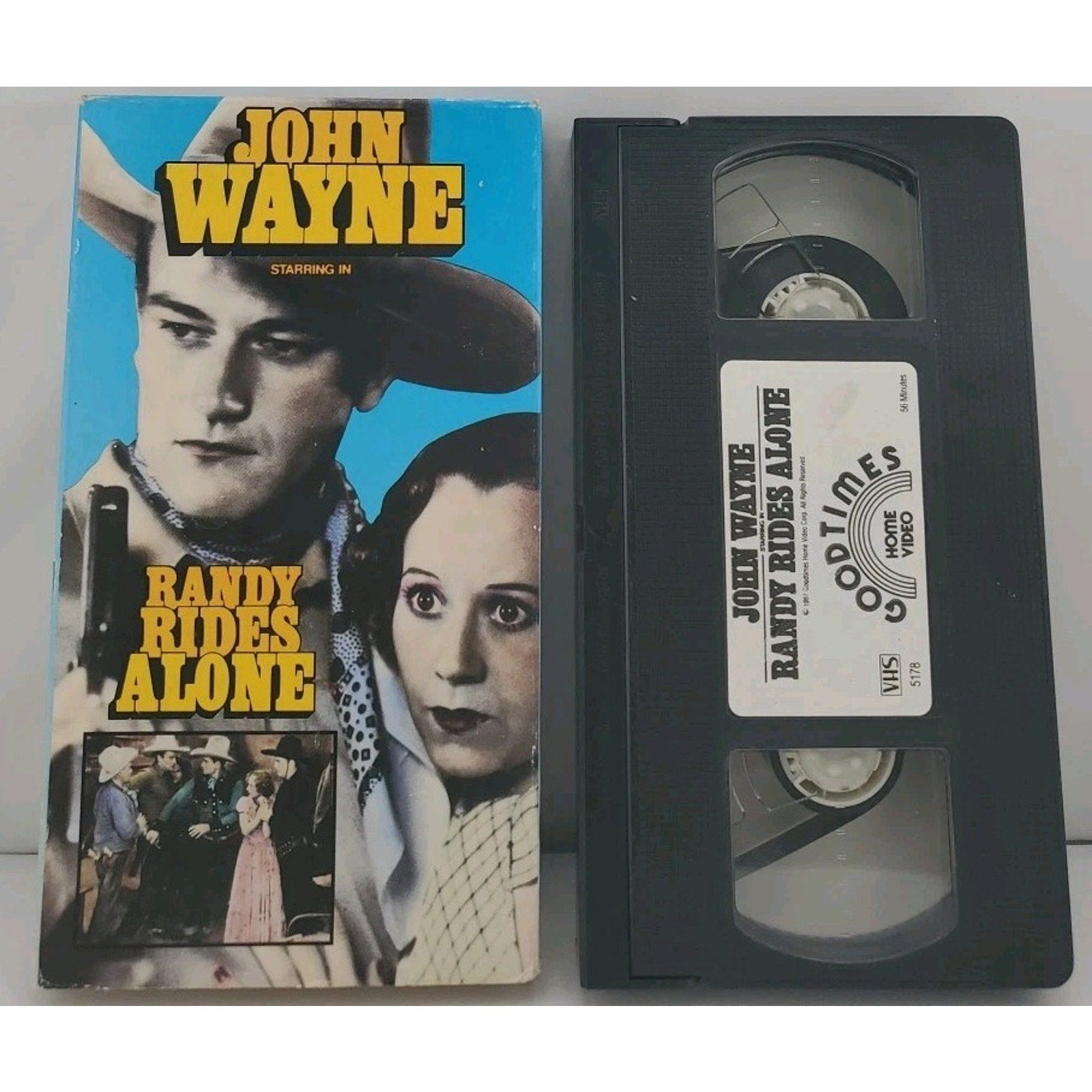John Wayne - Randy Rides Alone (VHS, 1987)