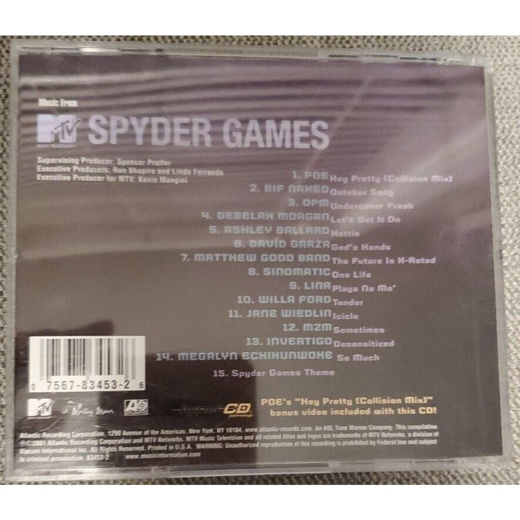 Music From MTV Spider Games by Various (CD, Promo)
