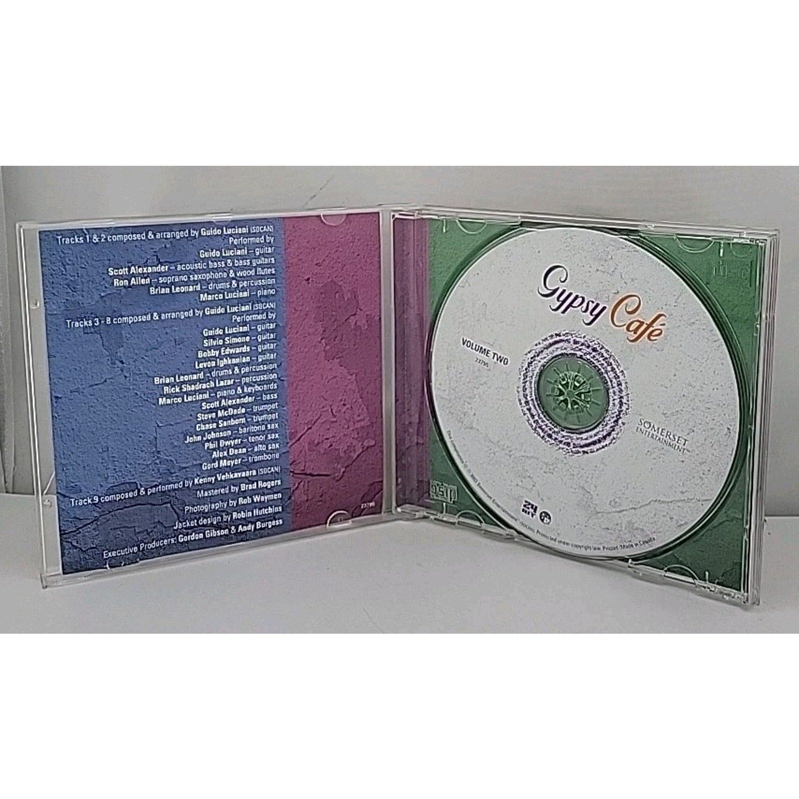 Gypsy Cafe Volume Two Music CD