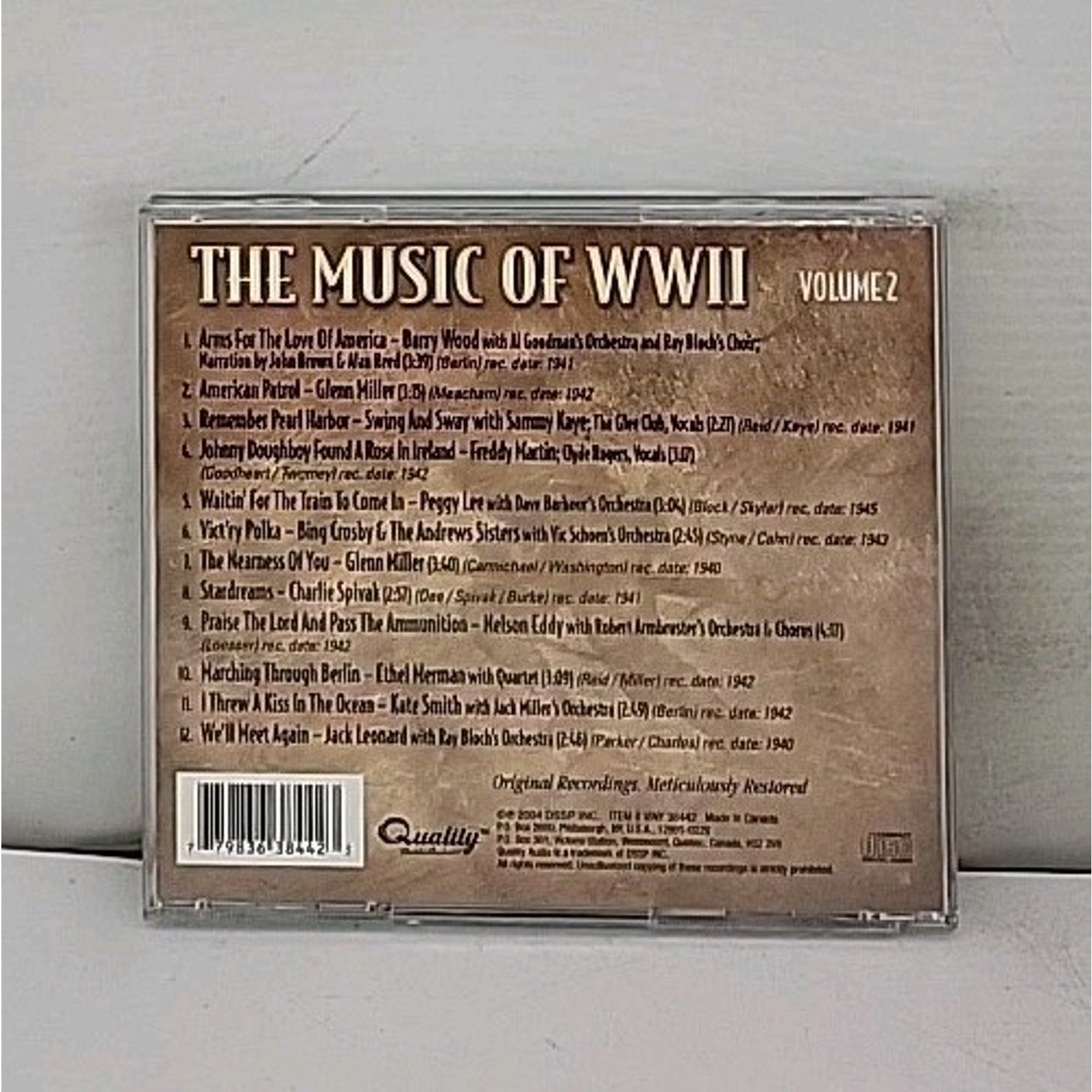 The Music of World War 2 Volume 2 CD