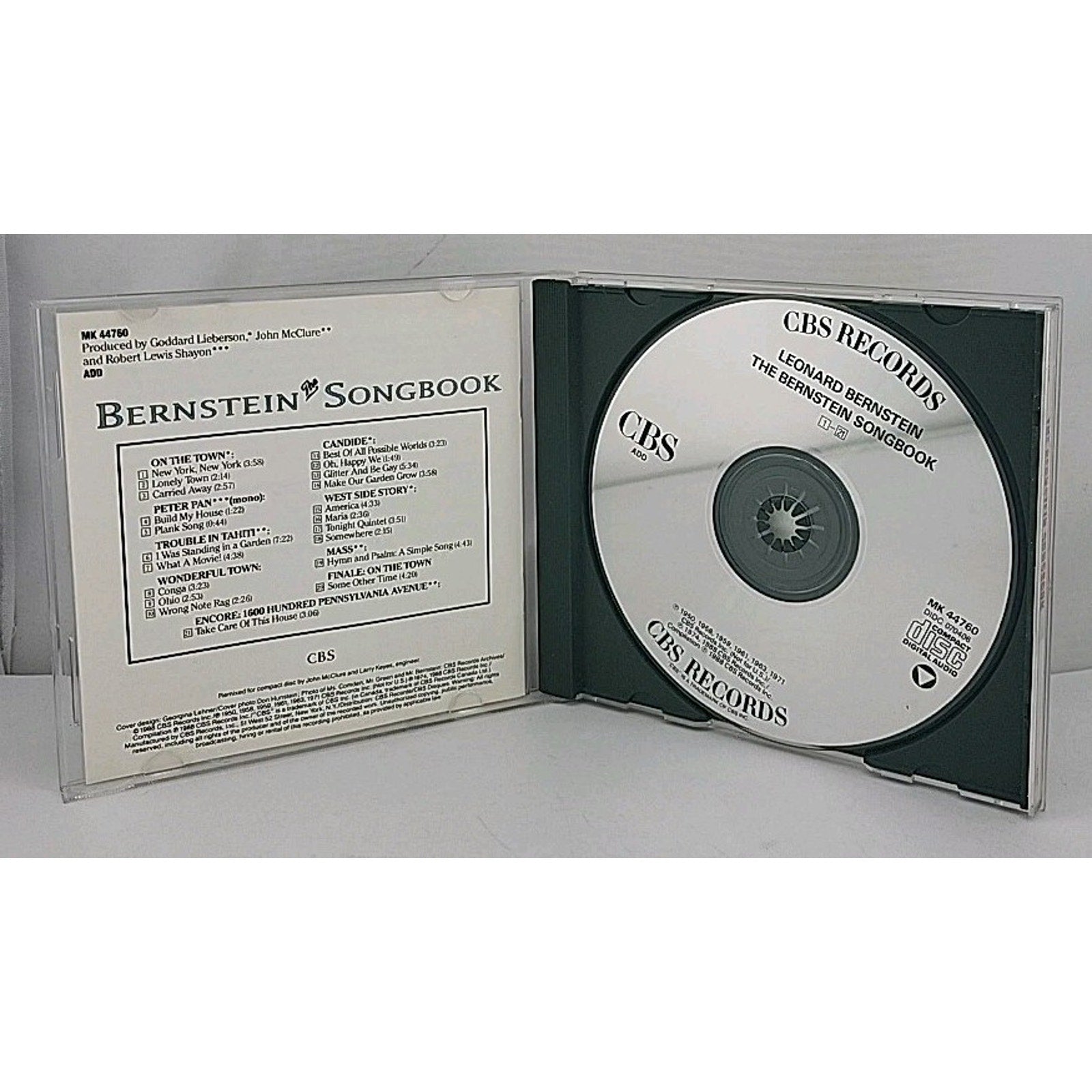 Bernstein Songbook by The Scottish Opera (CD, 1990)