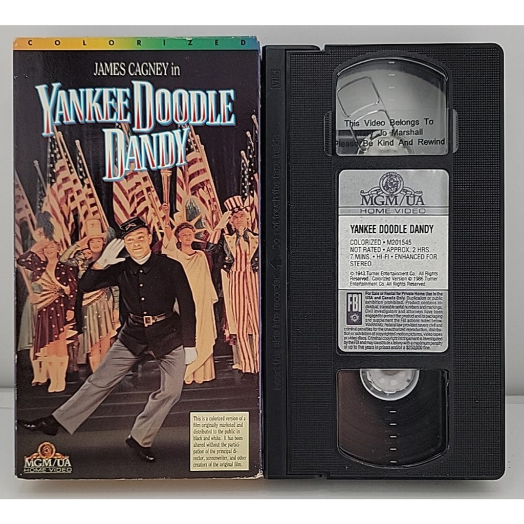Yankee Doodle Dandy (VHS, 1995, Colorized)