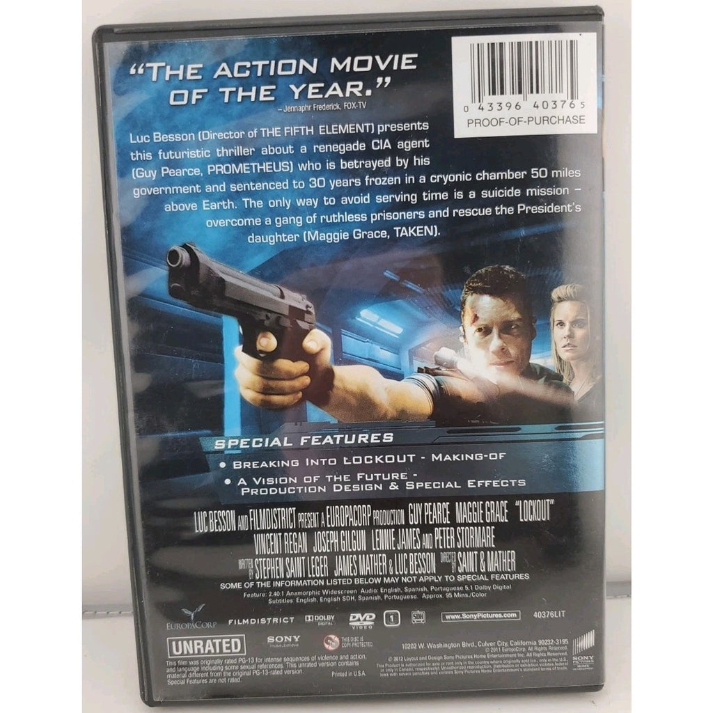 Lockout (DVD, 2012)
