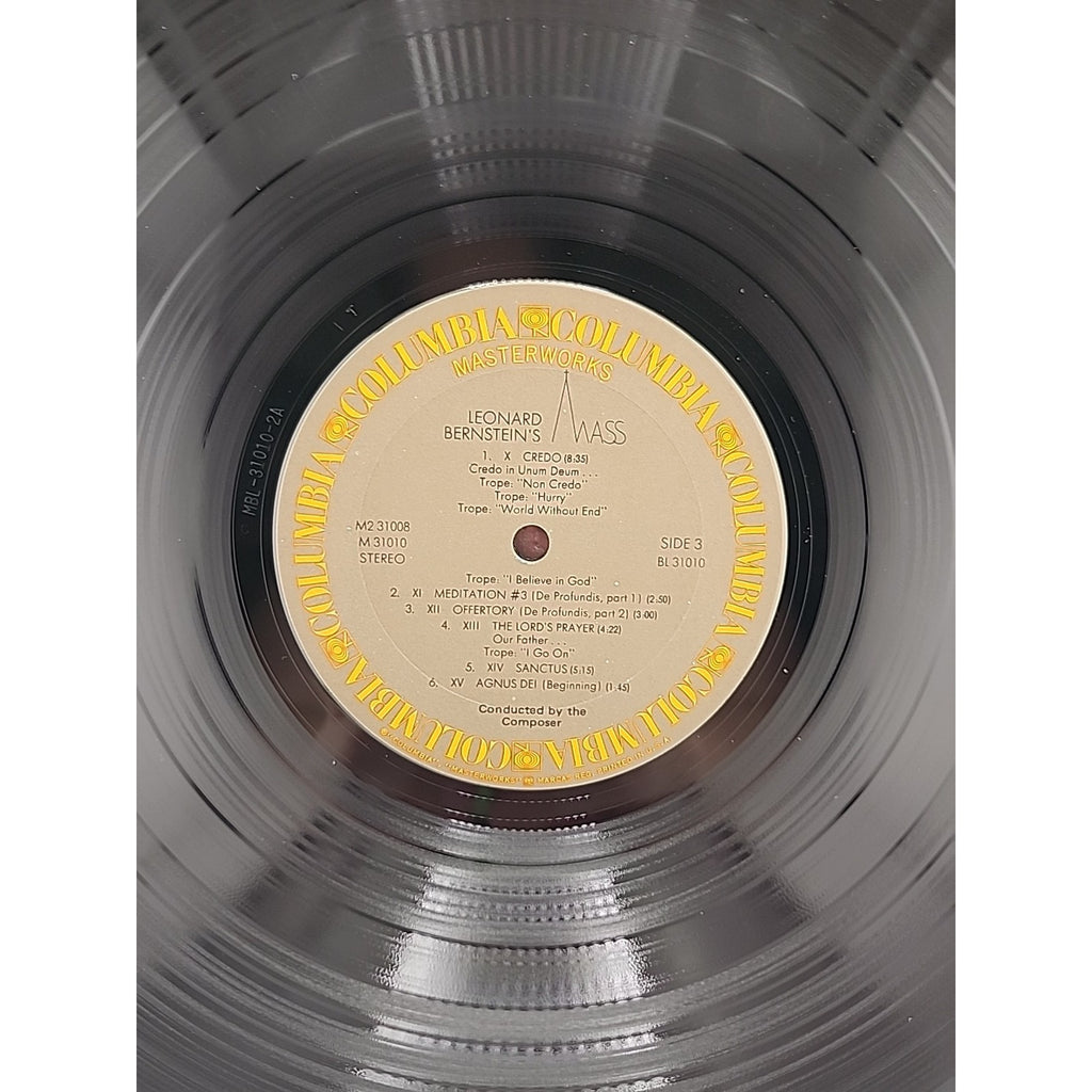 Leonard Bernstein Mass Columbia Masterworks M2 31008 Vinyl 2x LP Box Set