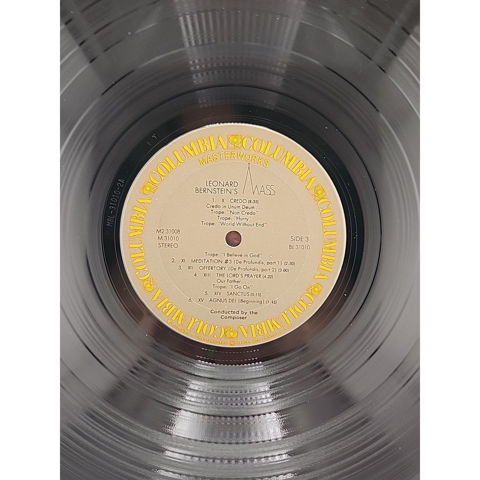 Leonard Bernstein Mass Columbia Masterworks M2 31008 Vinyl 2x LP Box Set