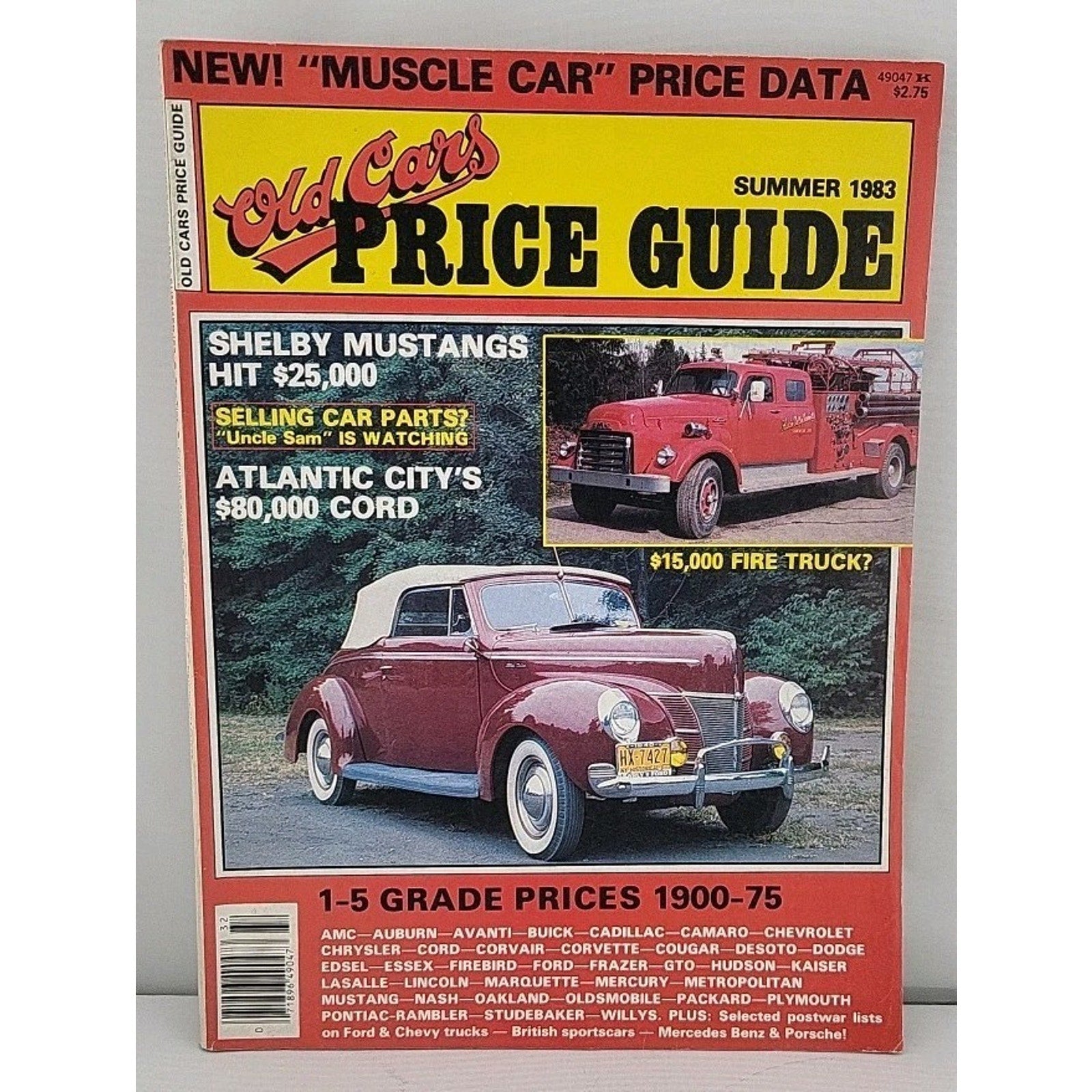 Old Cars Price Guide Summer 1983