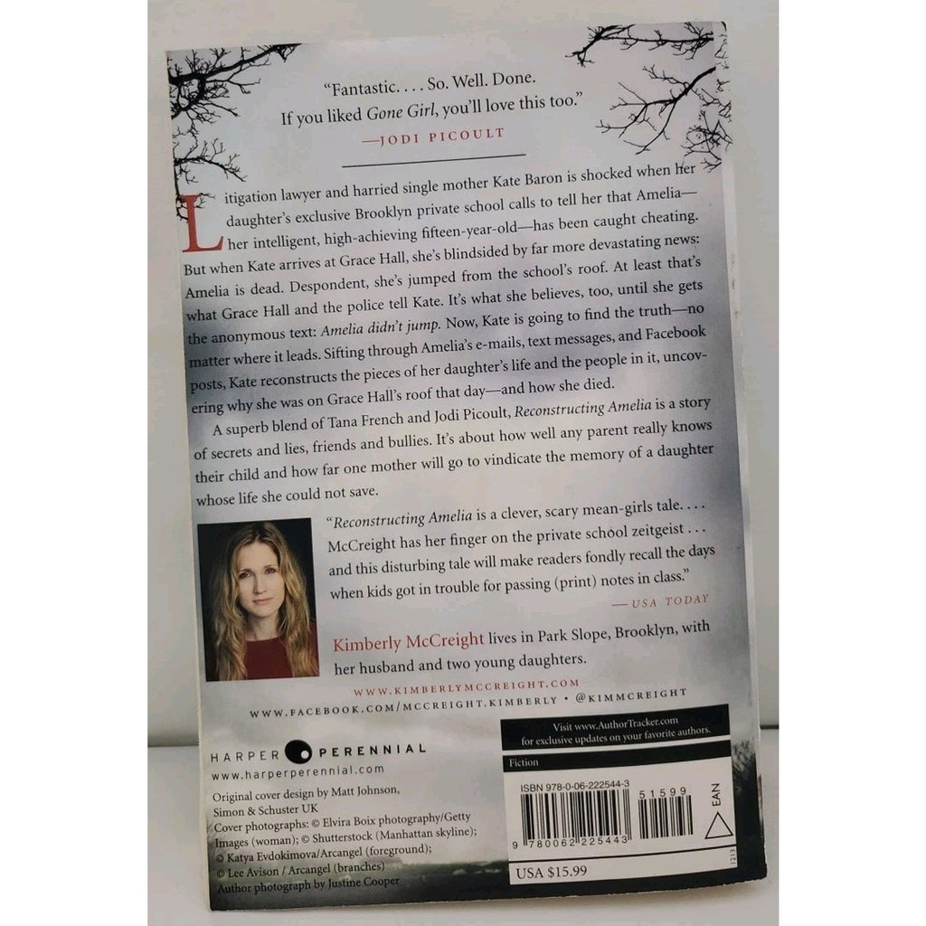 Reconstructing Amelia : A Novel by Kimberly McCreight (2013, Trade Paperback)