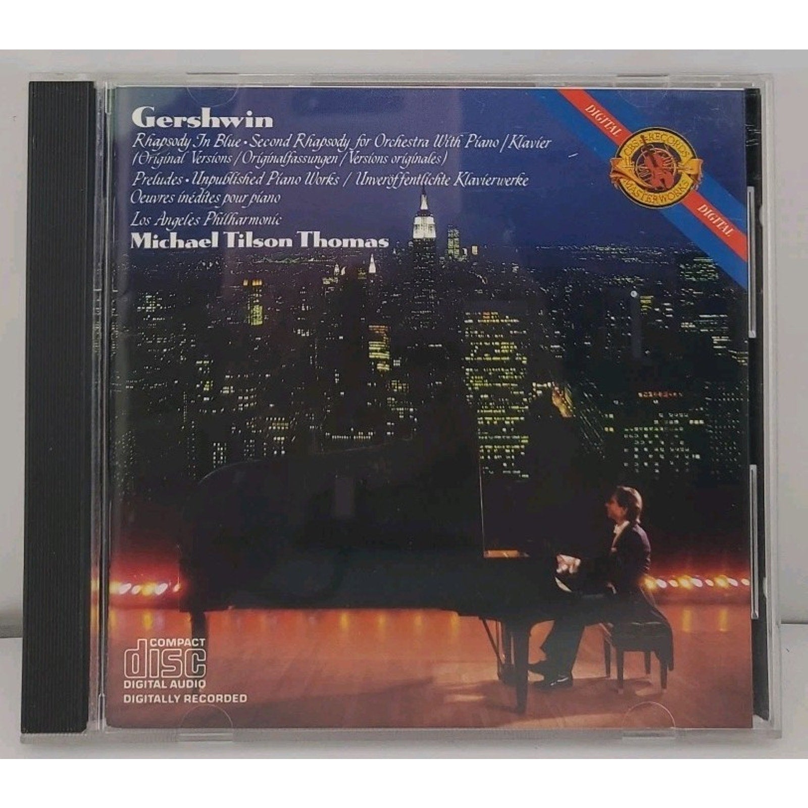 Rhapsody in Blue / Second Rhapsody for Orchestra by Gershwin / Tilson Thomas (CD