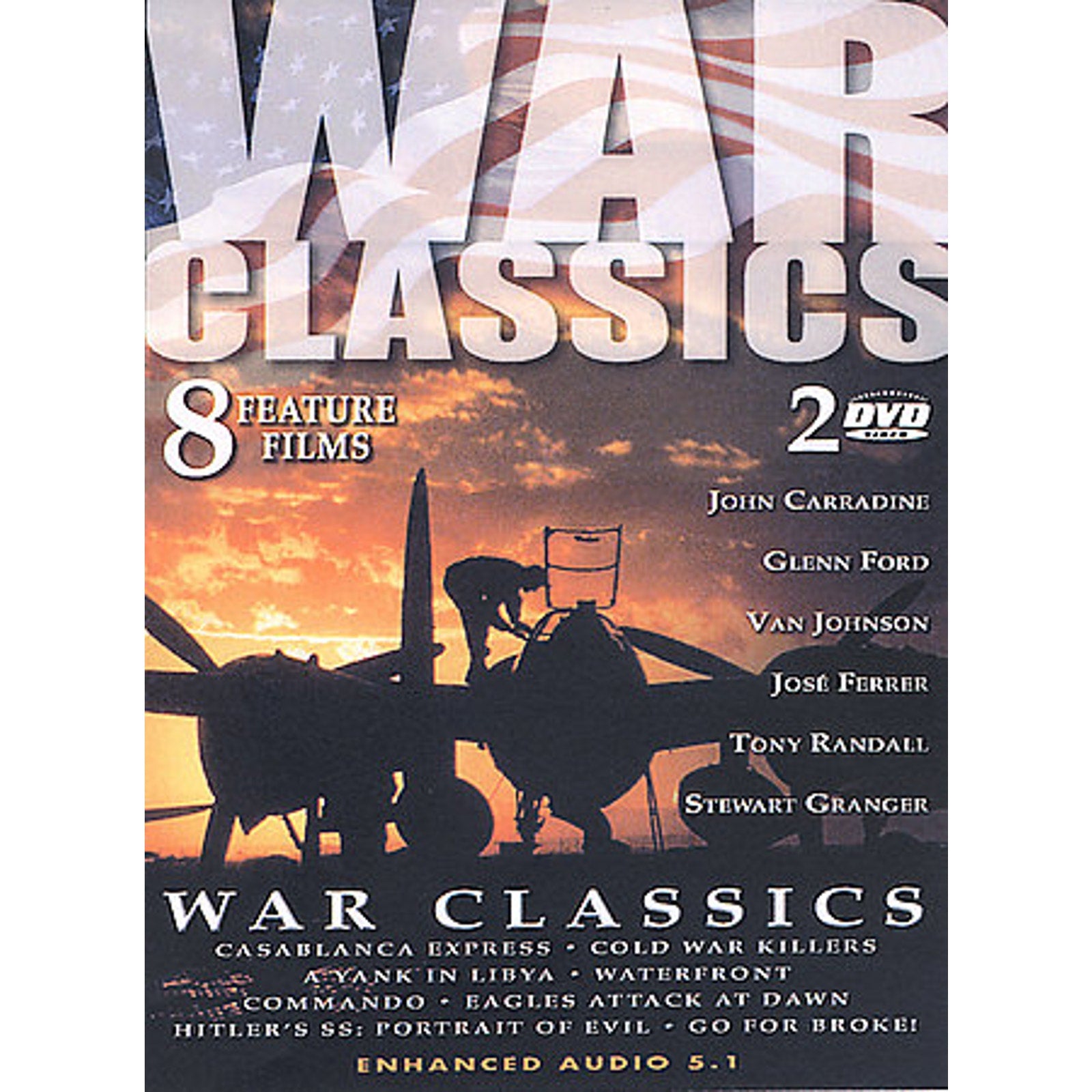War Classics - Vol. 1: 8 Feature Films (DVD, 2003, 2-Disc Set)