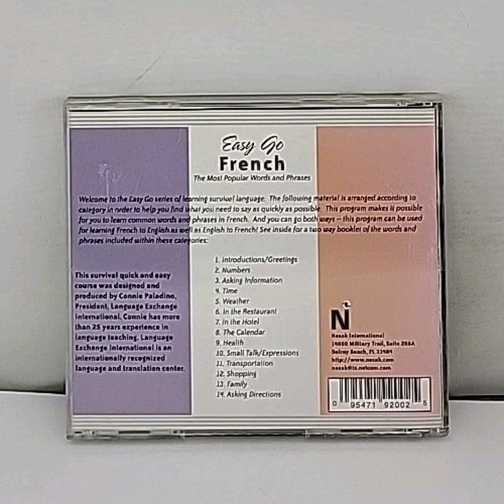 Easy Go French by Easy Go (CD, 1999)