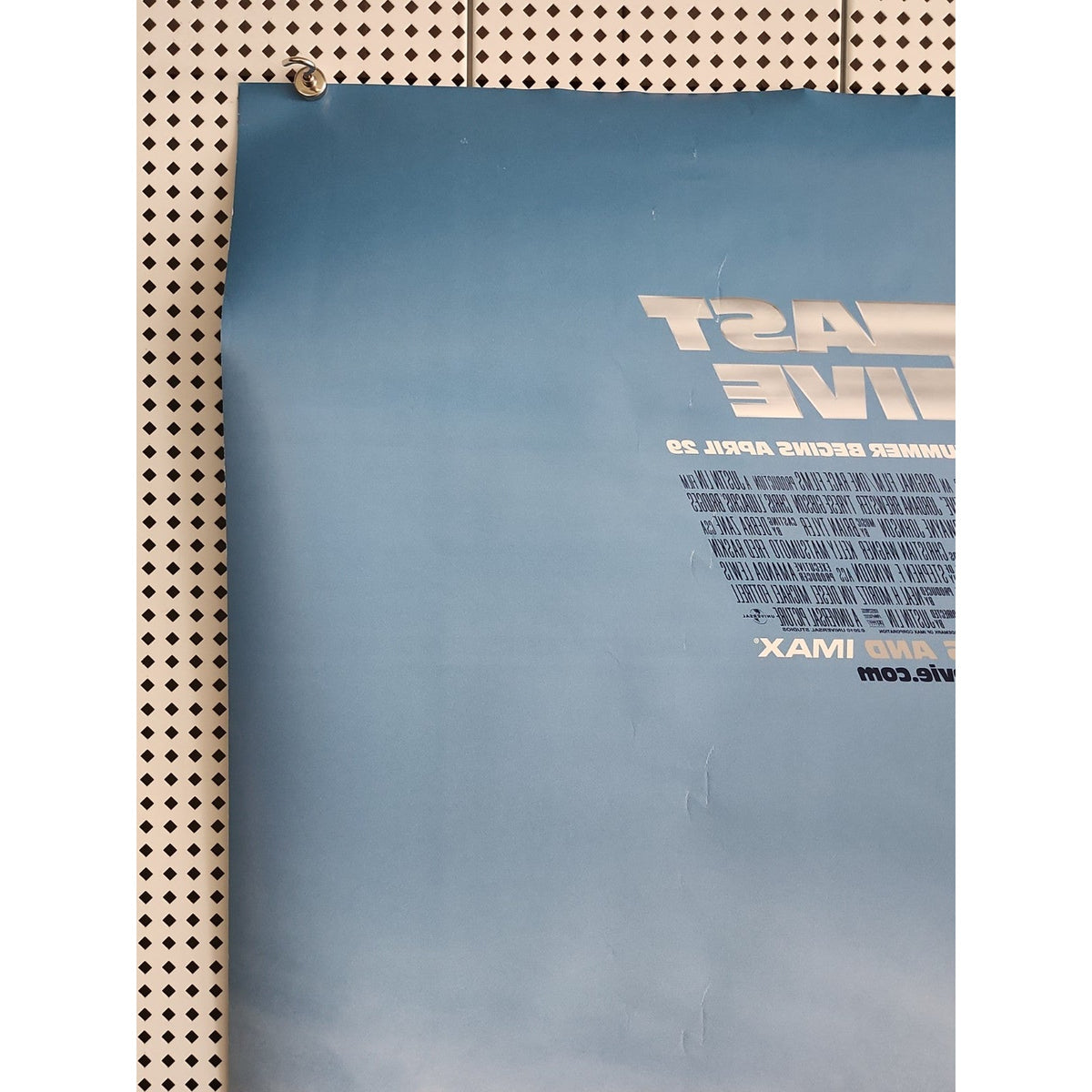 Fast Five 27 X 40 2 Sided Paul Walker Vin Diesel The Rock