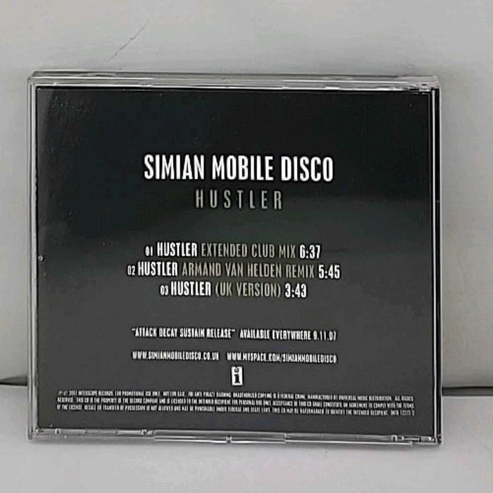 Simian Mobile Disco, Hustler (CD)