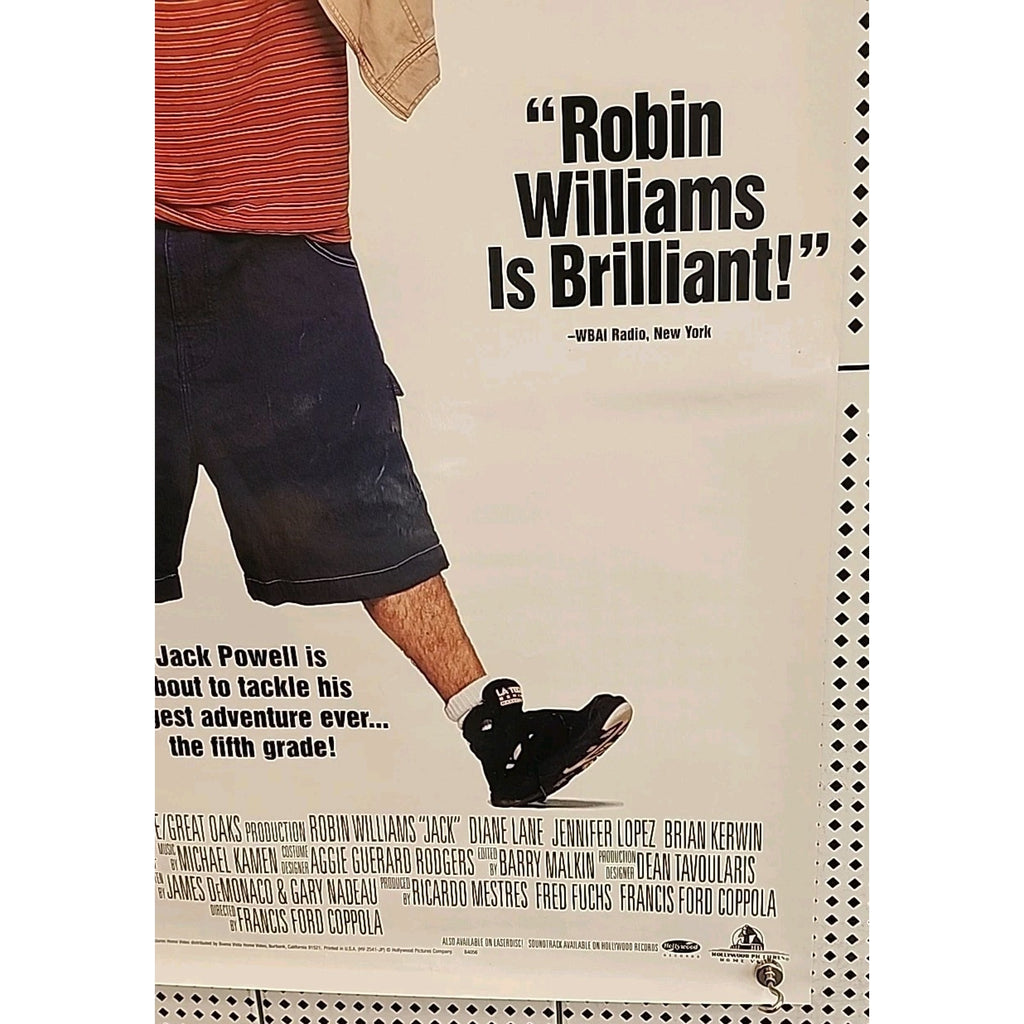 Jack Movie Poster Original Rolled 26x40 Robin Williams Promo
