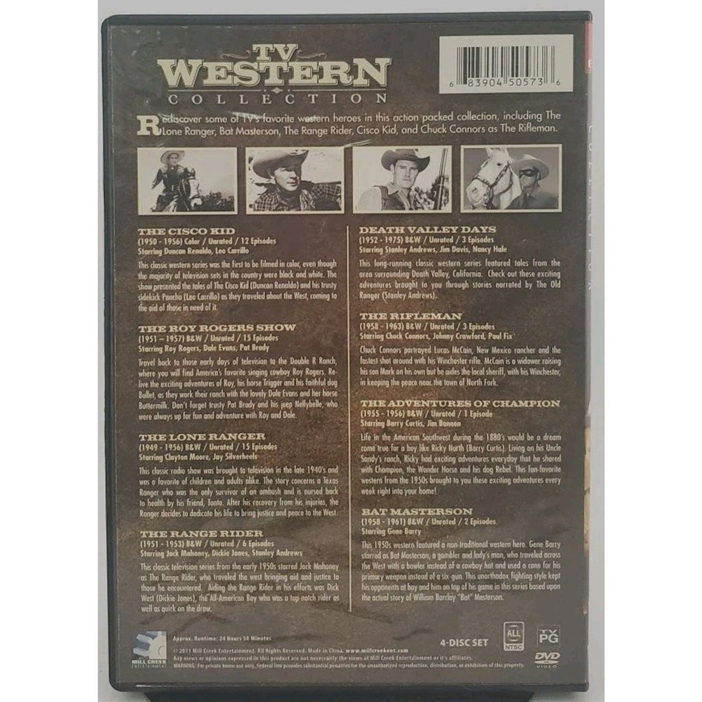 TV Westerns Collection (DVD, 2007, 4-Disc Set)