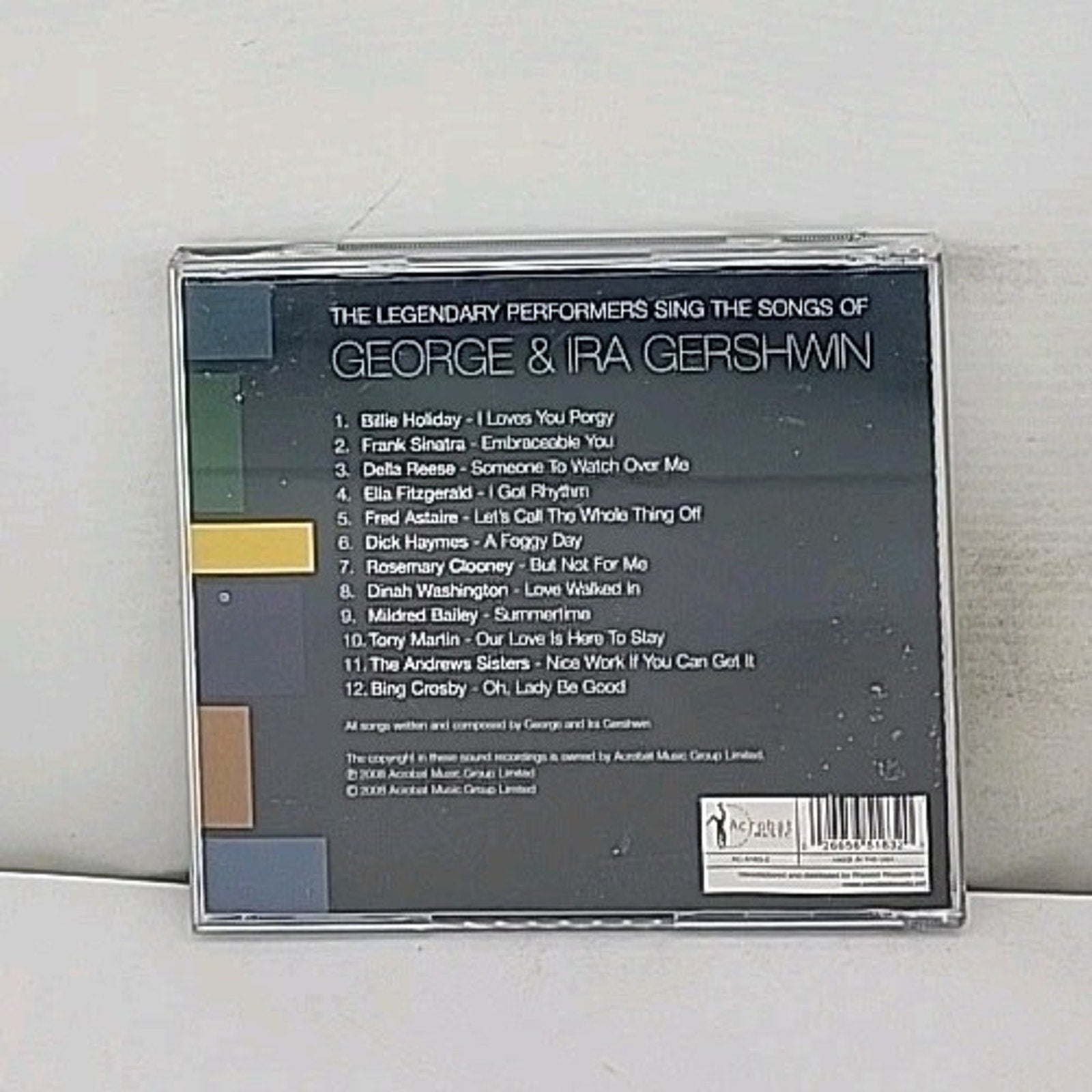 Legendary Performers Sing the Songs of G by Various (CD, 2008)