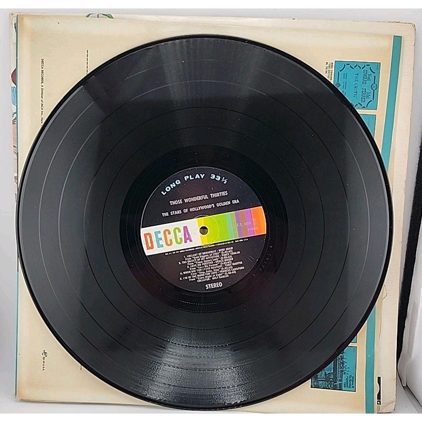 Those Wonderful Thirties The Stars of Hollywood's Golden Era (2 Record Albums)