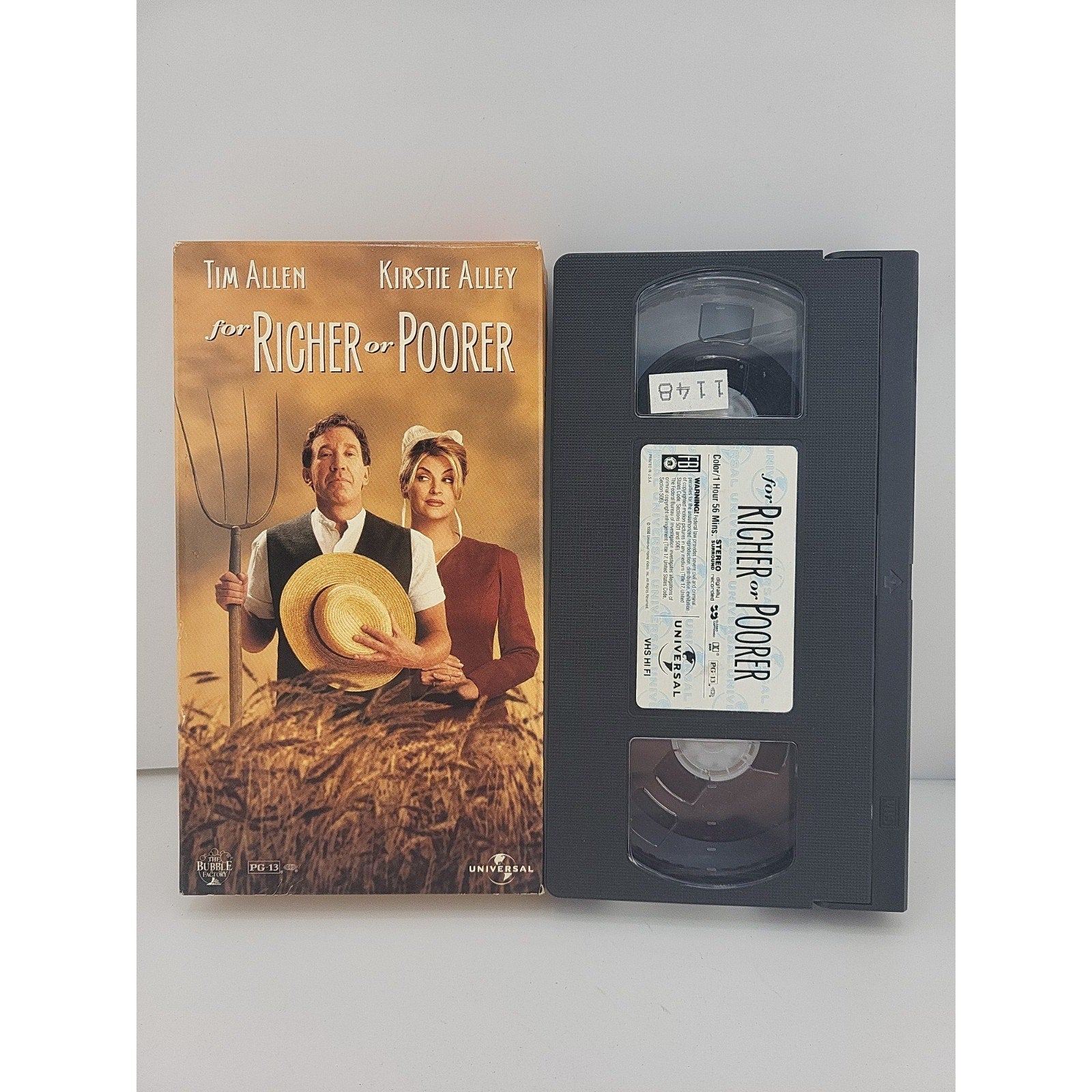 For Richer Or Poorer - Tim Allen - Kirstie Alley - (VHS) - {Comedy}