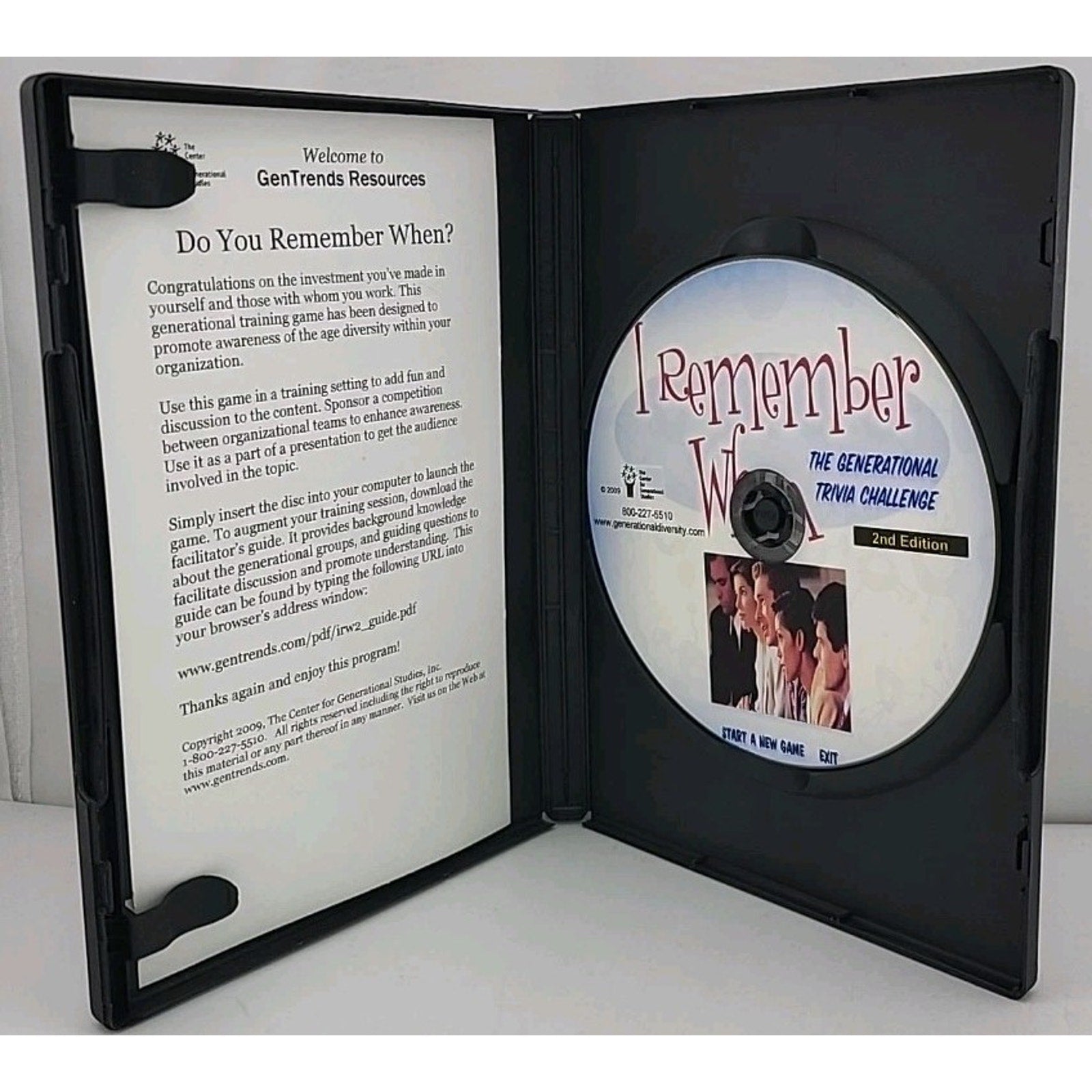 I Remember When: The Generational Training Game Second Edition DVD