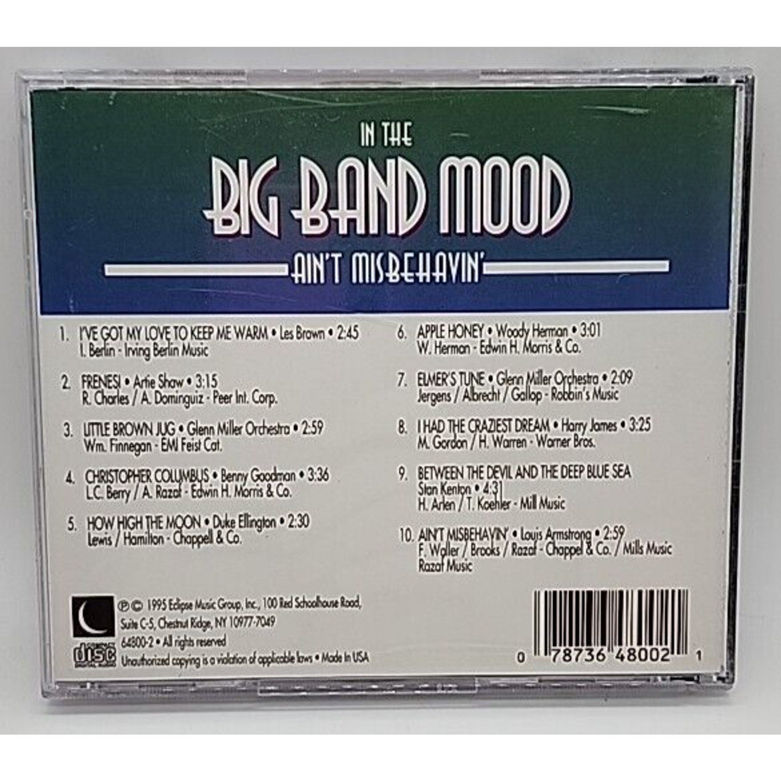 In the Big Band Mood: Ain't Misbehavin' by Various Artists (CD, Oct-1997,...