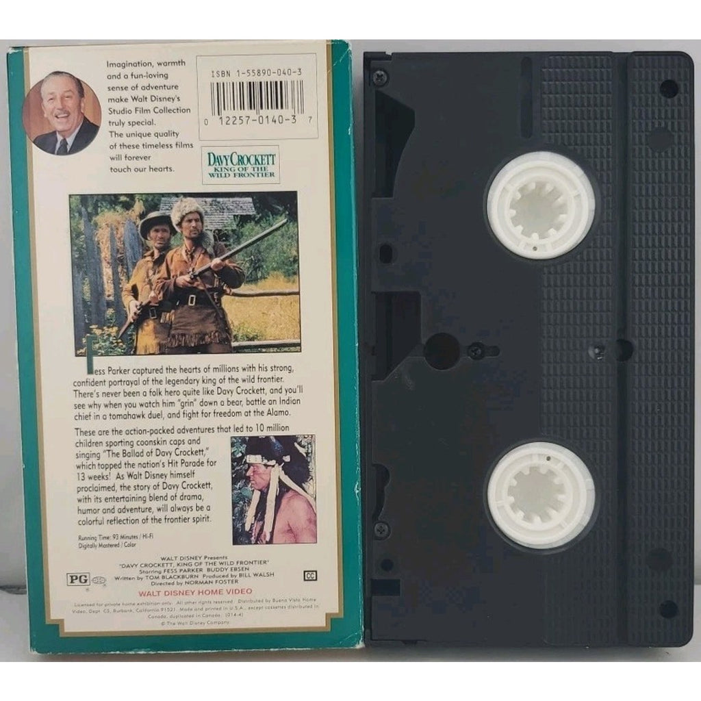 Davy Crockett King of the Wild Frontier (VHS)