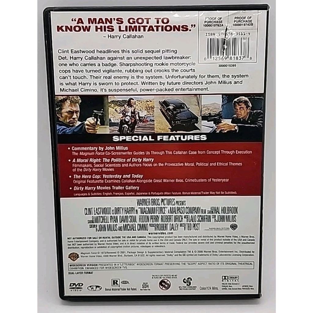 Magnum Force (DVD, 2008, Deluxe Edition)