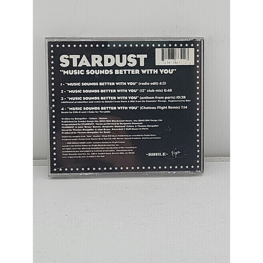 Music Sounds Better with You EP [EP] by Stardust (CD, Sep-1998, Virgin)