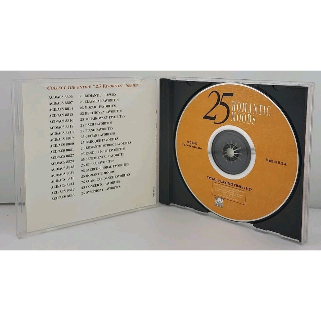 25 Romantic Moods by Various (CD, 1997)