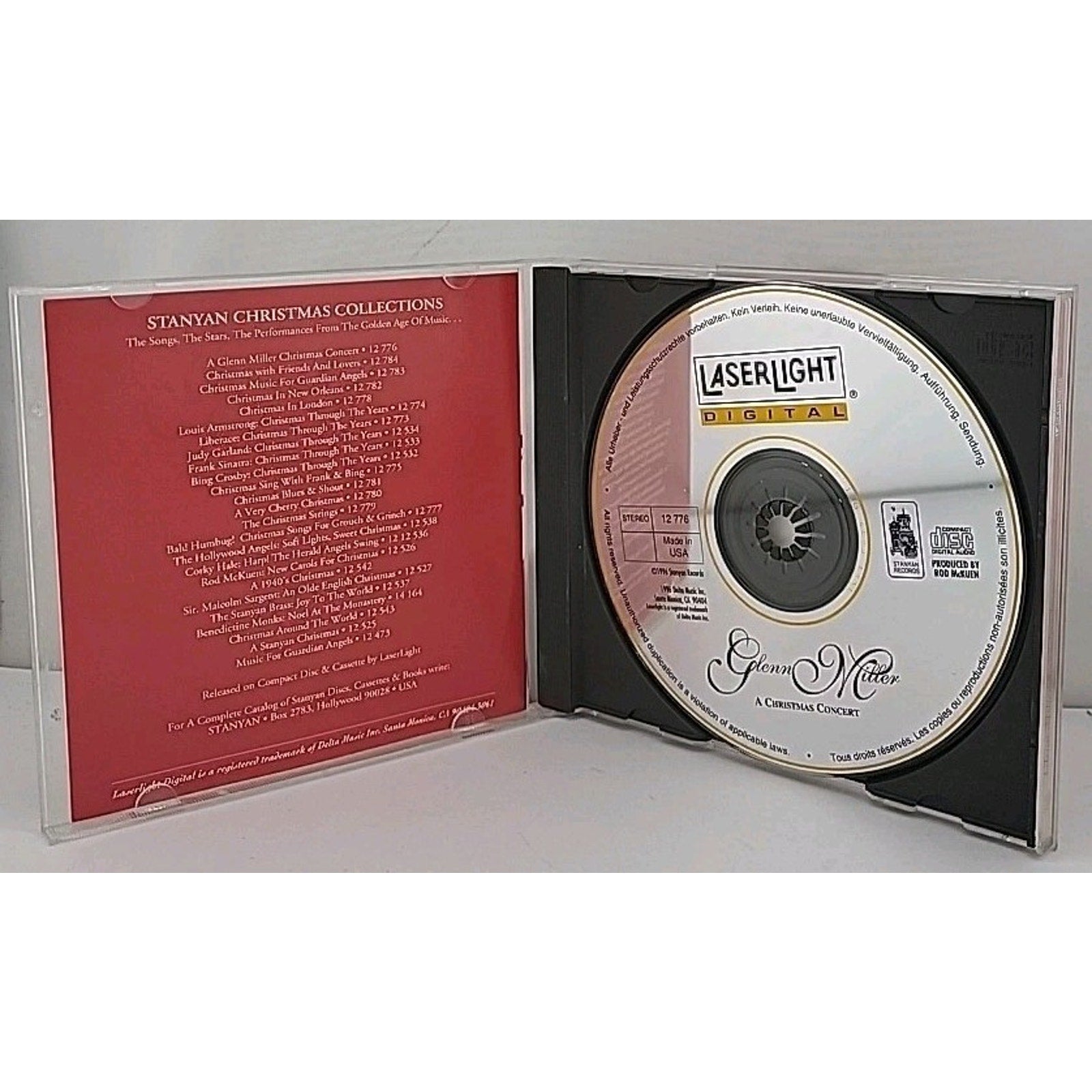 Christmas Concert by Glenn Miller (CD, 1996)