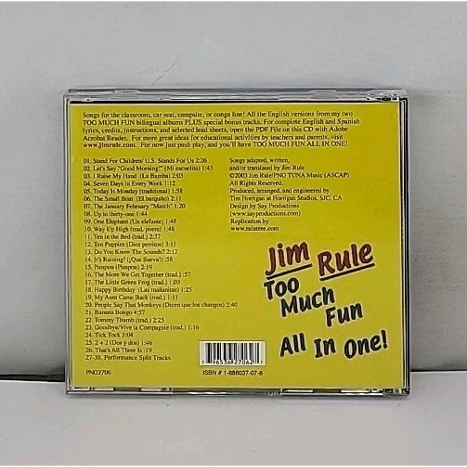 Jim Rule - Too Much Fun All In One CD