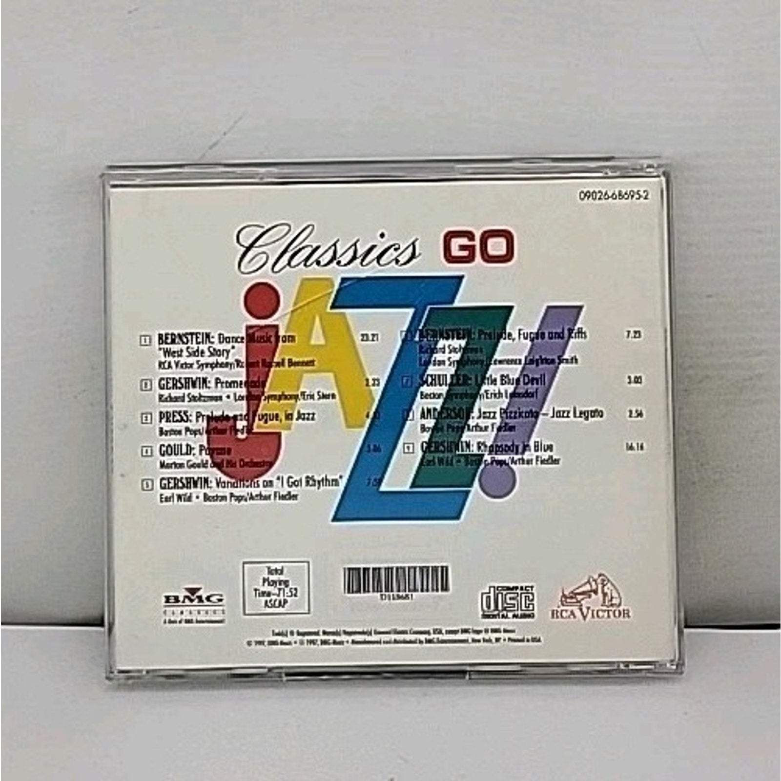 Classics GO JAZZ RCA Victor Compilation CD