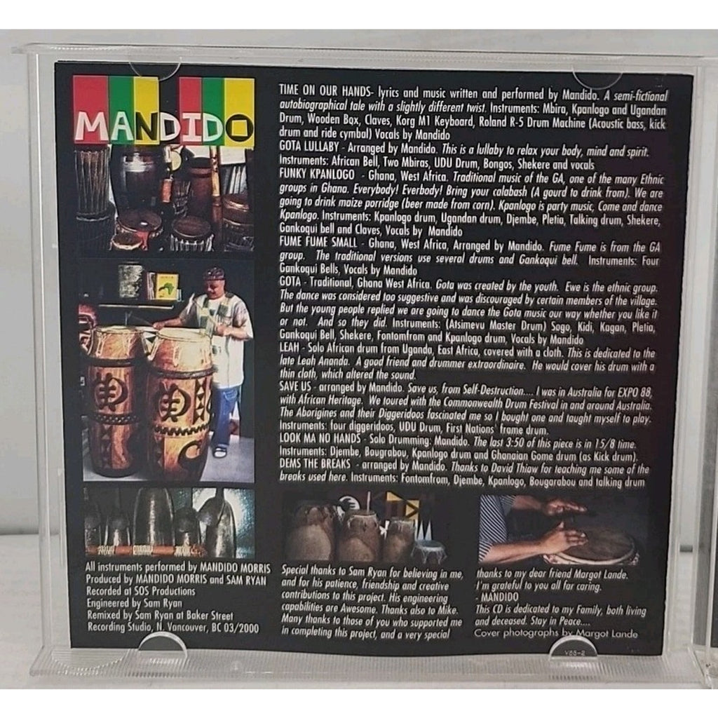 Mandido Time on Our Hands Music CD