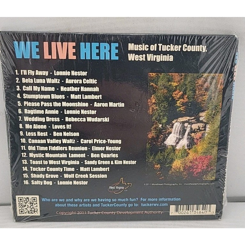 We Live Here - Music Of Tucker Country West Virginia CD *Brand New*