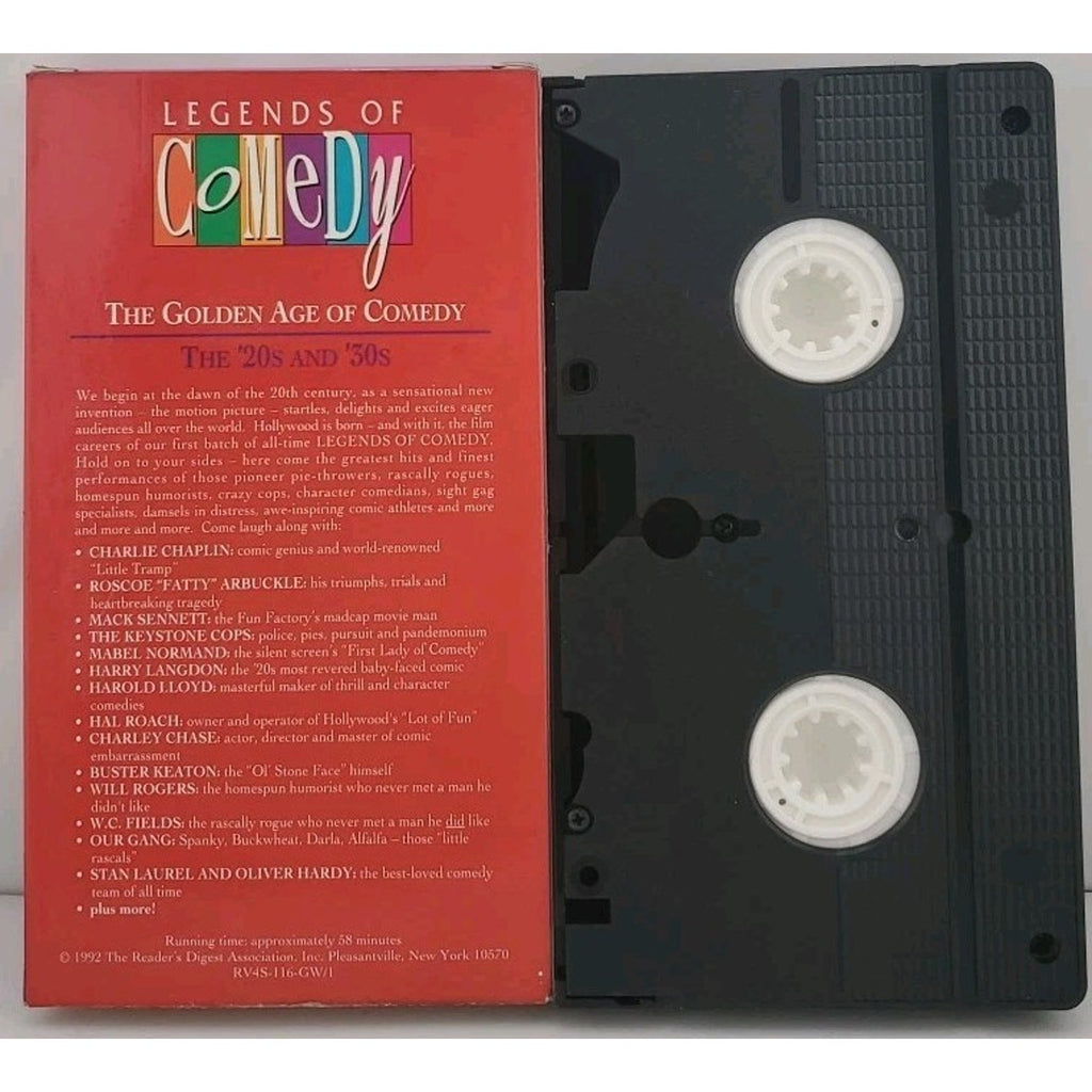 Legends Of Comedy - The Golden Age Of Comedy The '20s And '30s VHS