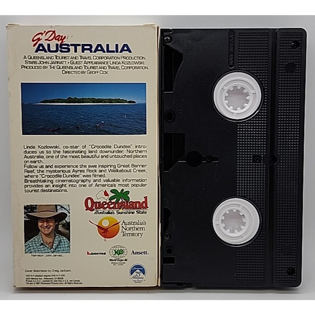 G'Day Australia Like Nothing Else On Earth 1987 (VHS)