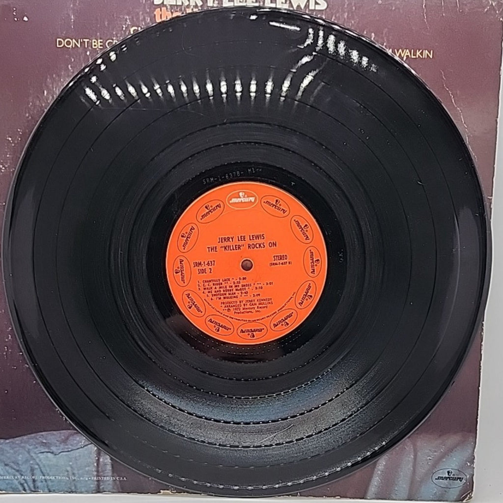 Jerry Lee Lewis The "Killer" Rocks On LP 1972 Mercury SRM 1-637 (Record)